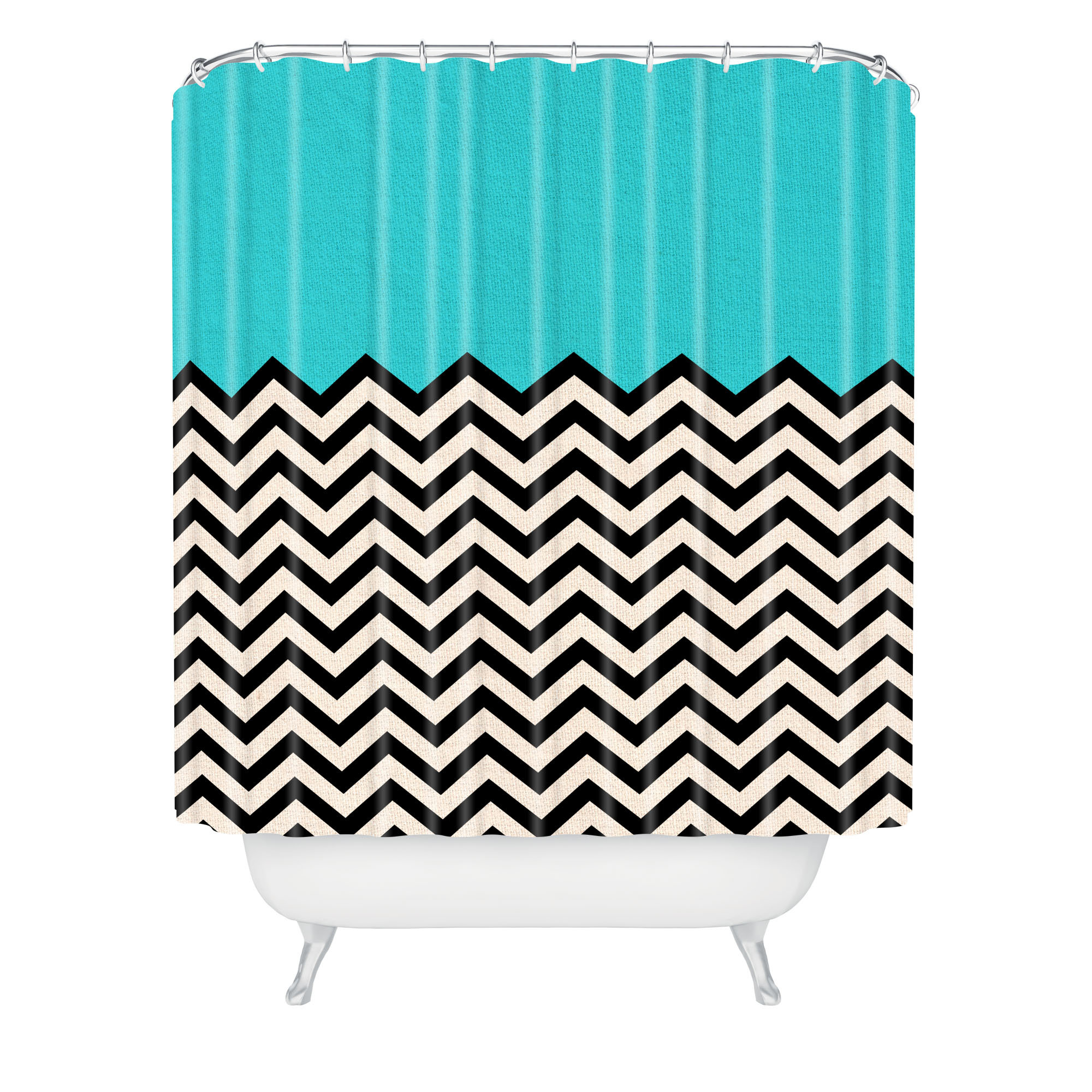 DENY Designs Bianca Green Shower Curtain & Reviews Wayfair