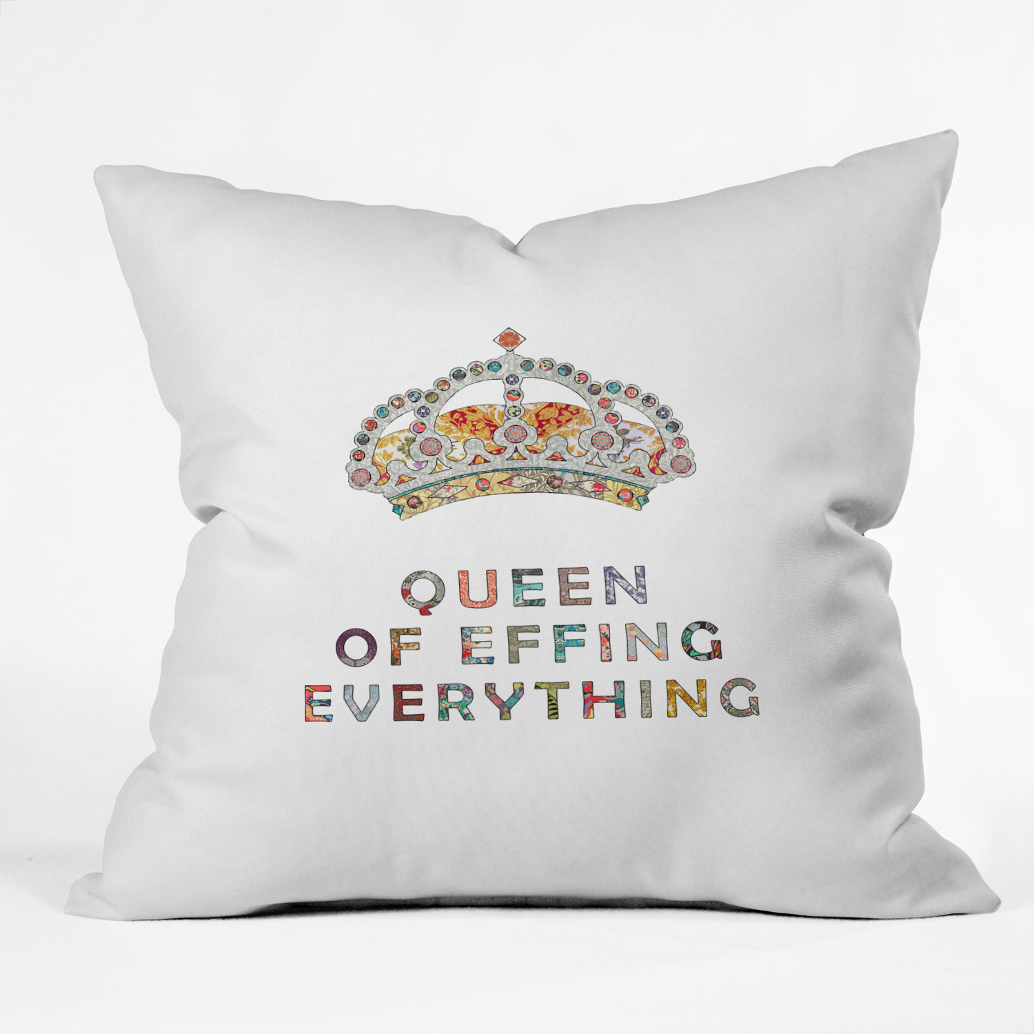 DENY Designs Bianca Green Her Daily Motivation Throw Pillow Wayfair