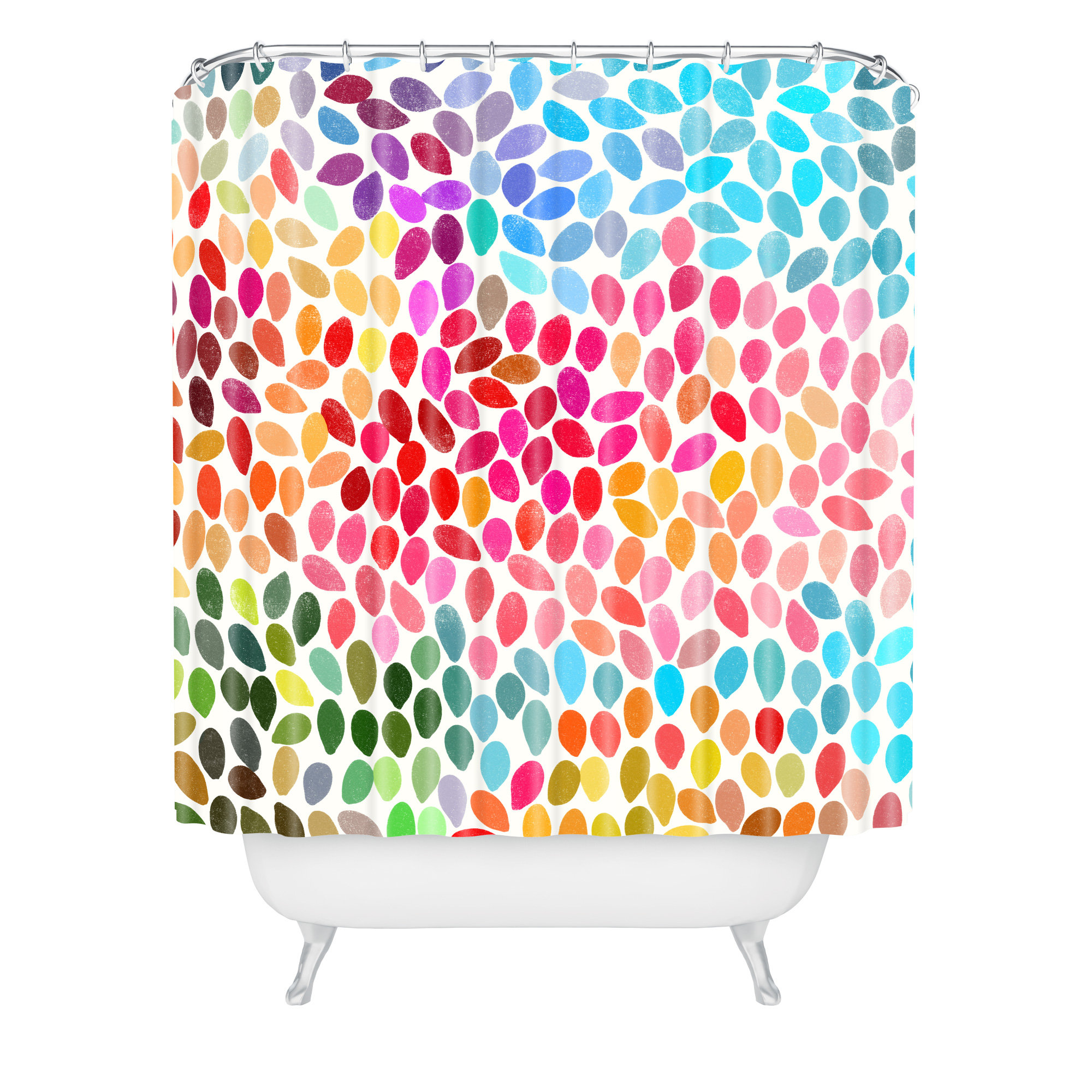 DENY Designs Garima Dhawan Dots Rain Shower Curtain & Reviews Wayfair