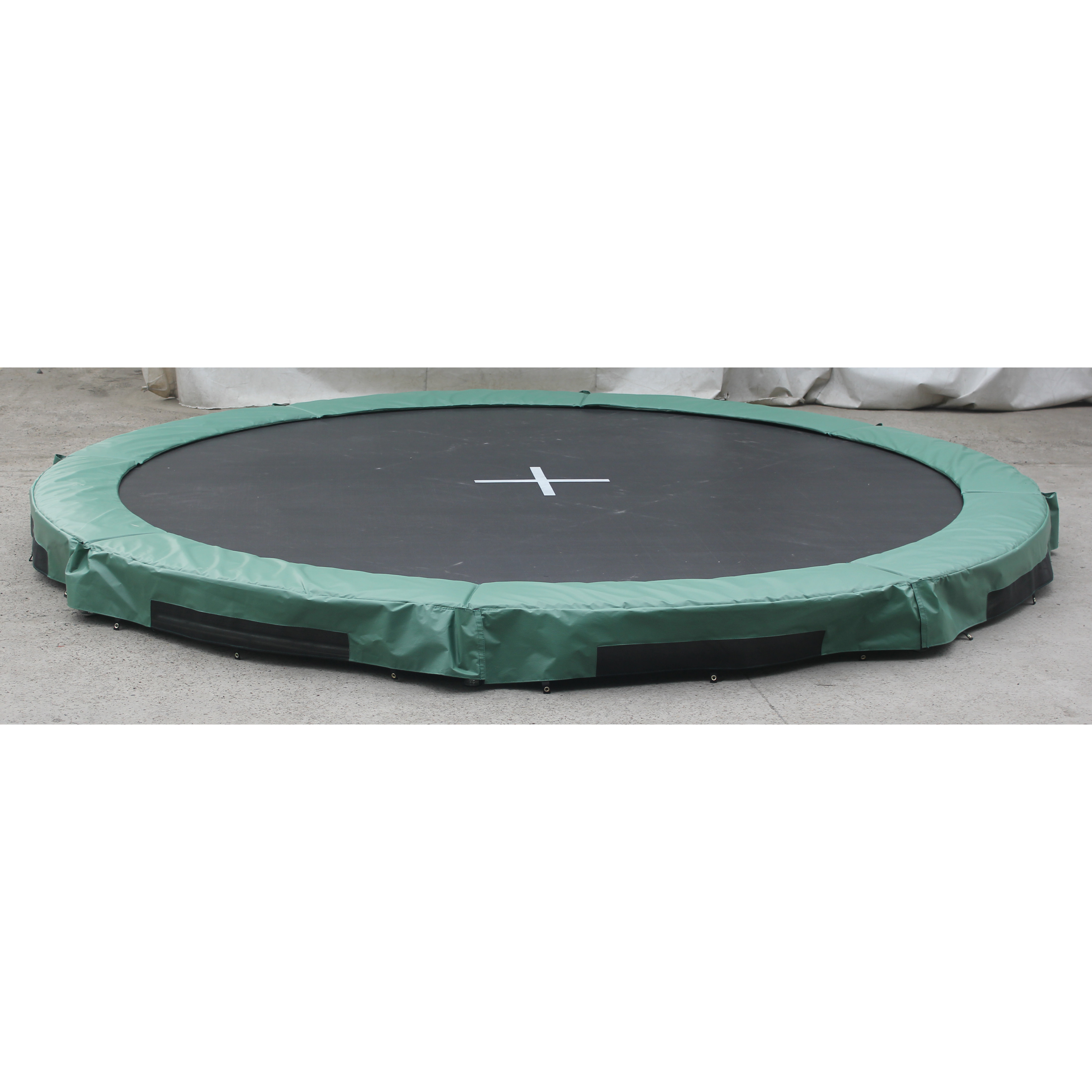 Super Jumper Inground 14' Round Trampoline with Safety Enclosure Wayfair