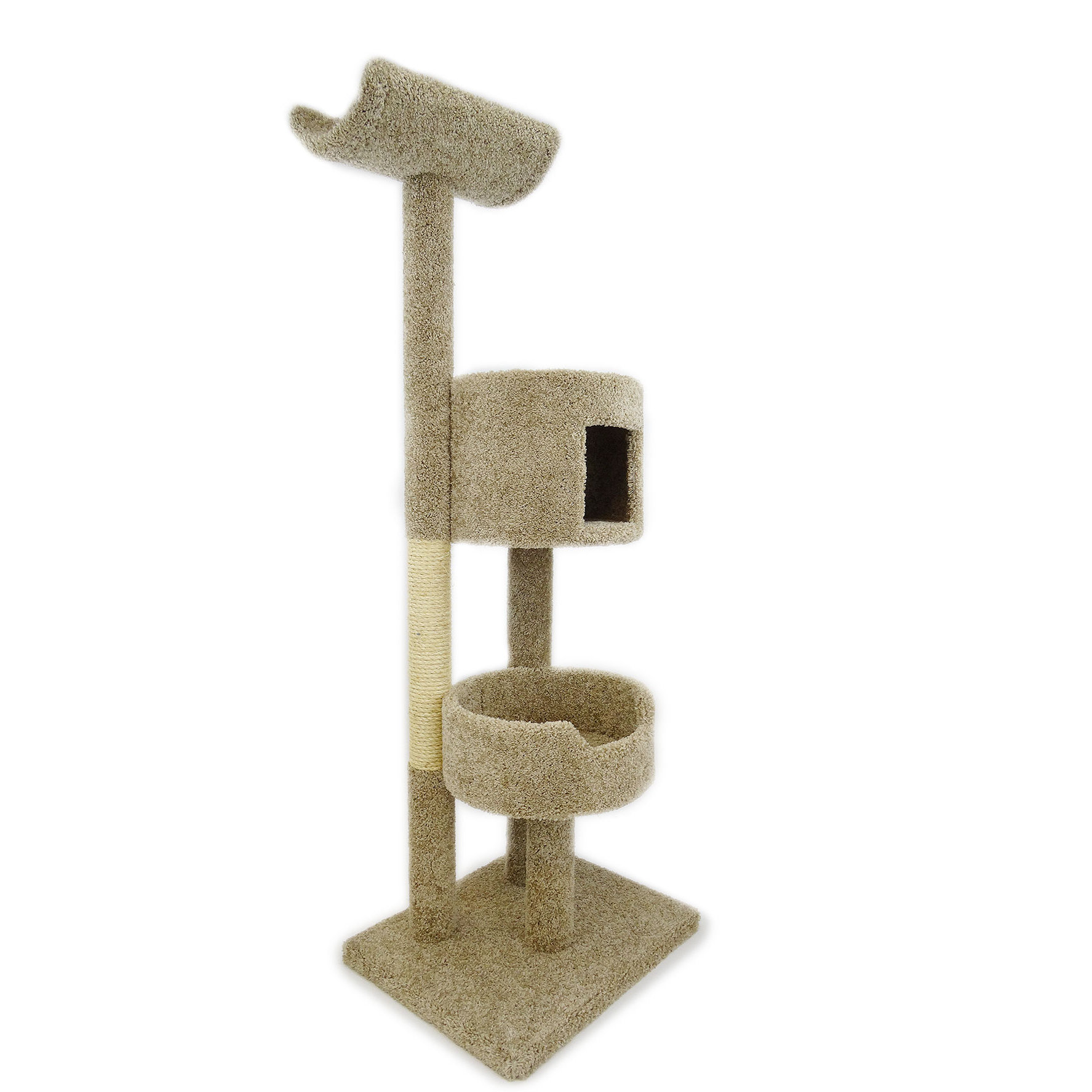 New Cat Condos 72&amp;quot; Deluxe Cat Tree &amp; Reviews | Wayfair