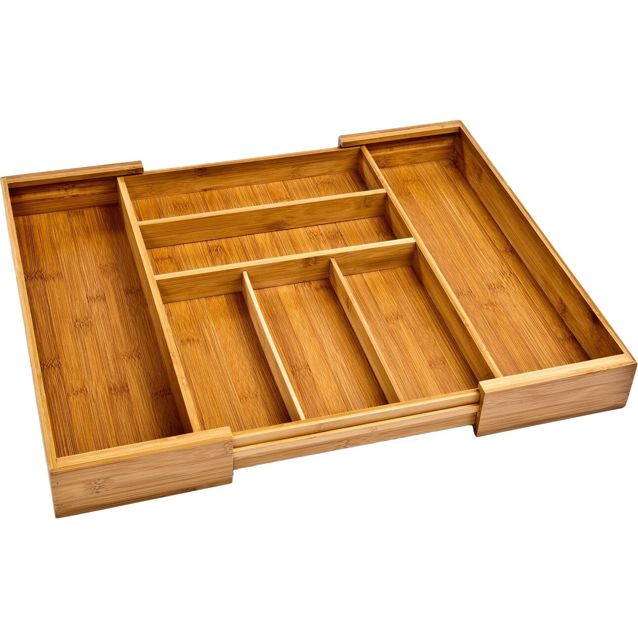 Seville Classics Expandable Bamboo Drawer Organizer Tray & Reviews