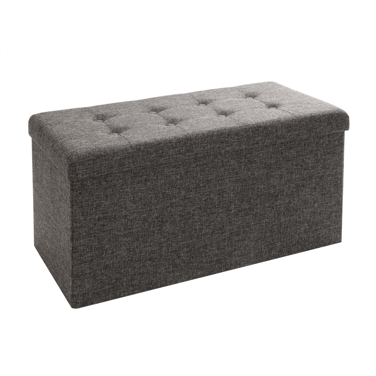 Seville Classics Tufted Foldable Storage Cube Ottoman & Reviews Wayfair