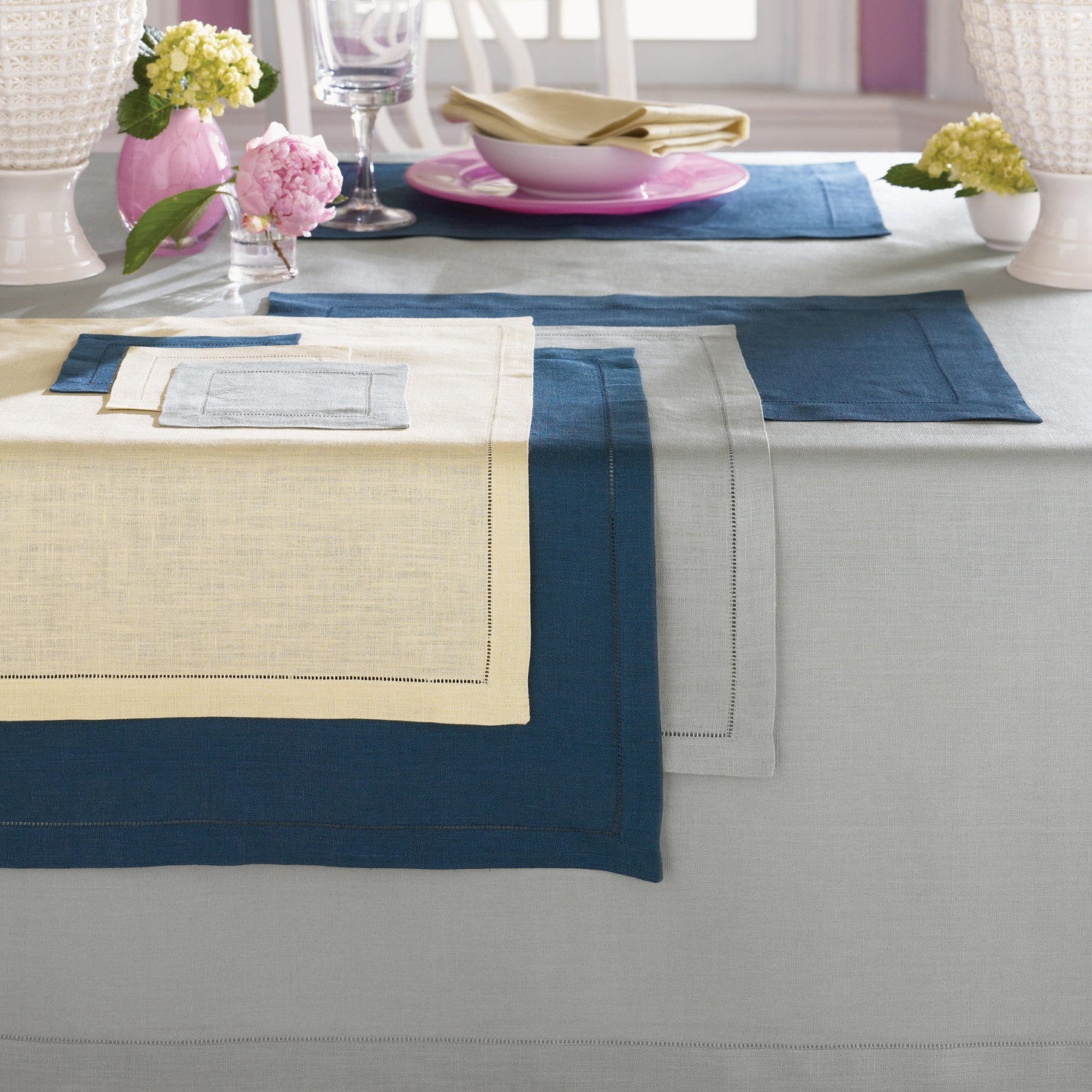SFERRA Festival Pure Linen Cocktail Napkin & Reviews Wayfair