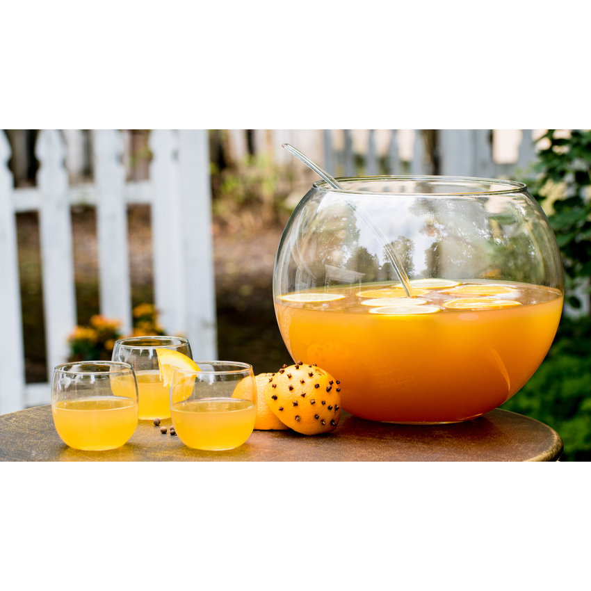 libbey 10 piece punch bowl set