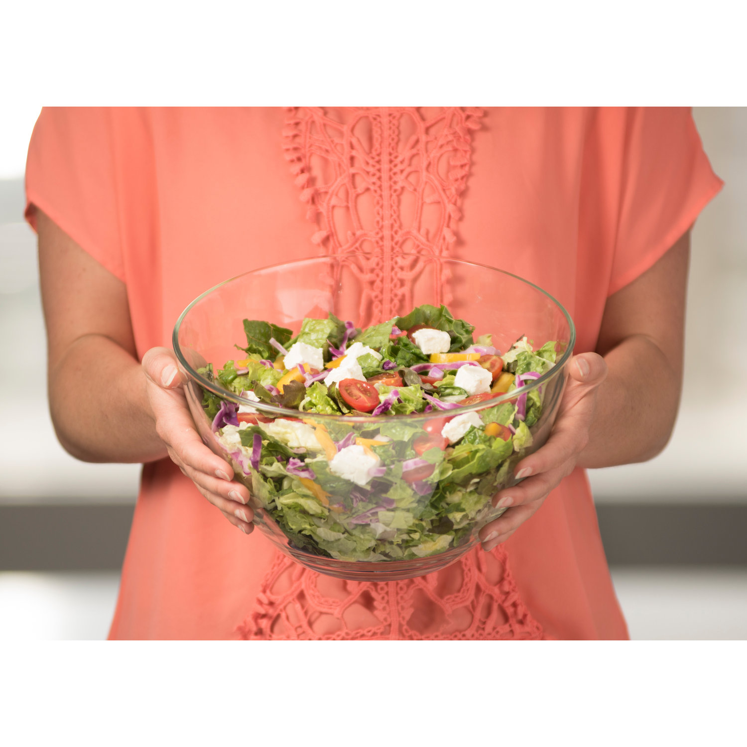Libbey Selene Glass Salad Bowl & Reviews Wayfair.ca