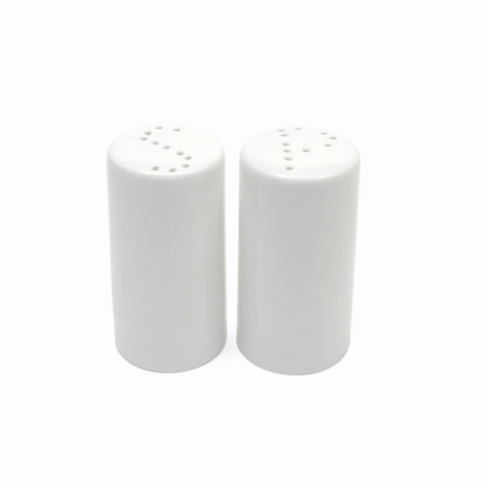 Maxwell & Williams White Basics Cylindrical Salt and Pepper Set