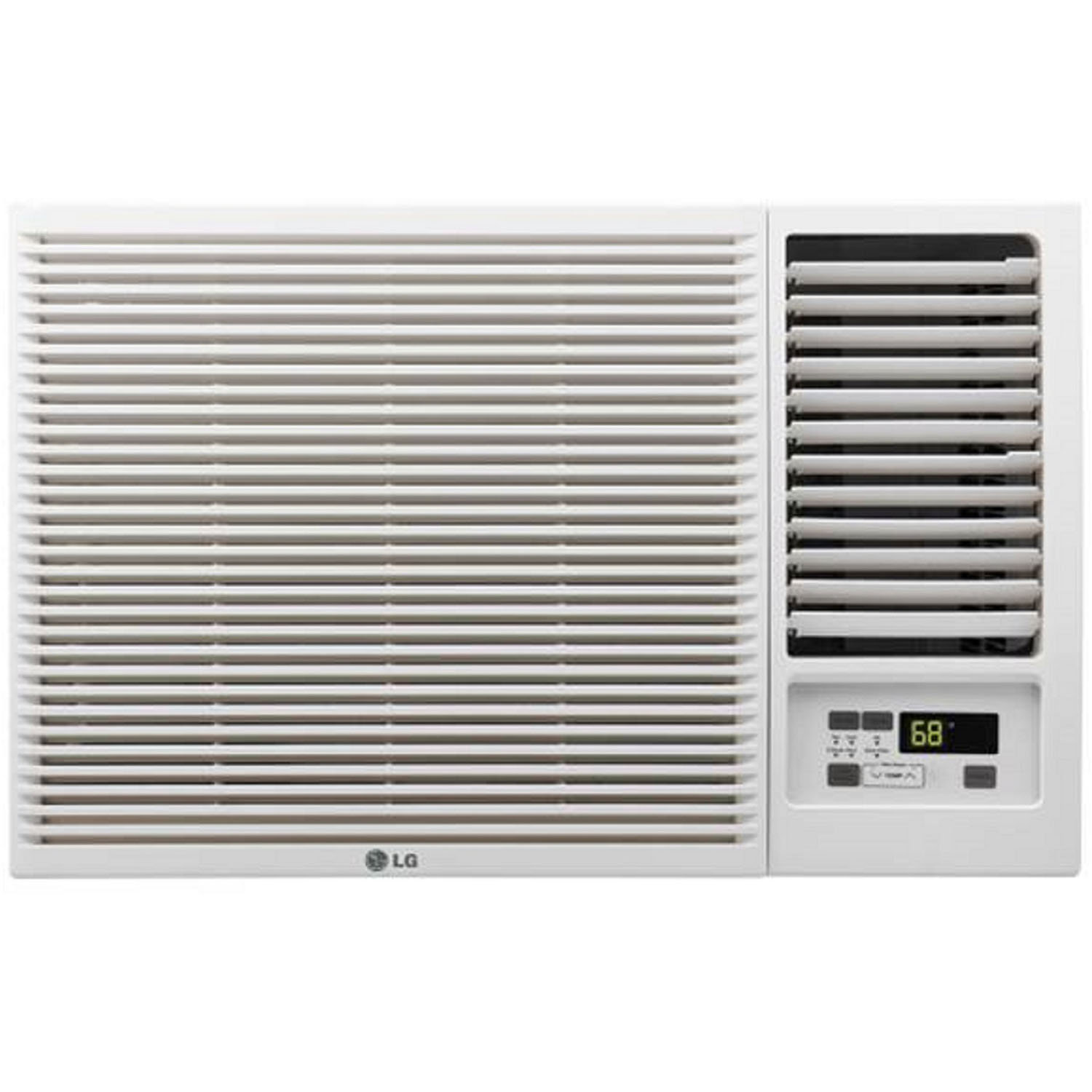 12 000 BTU 230V Window Mounted Air Conditioner with 11 200 BTU Supplemental Heat Function LW1216HR