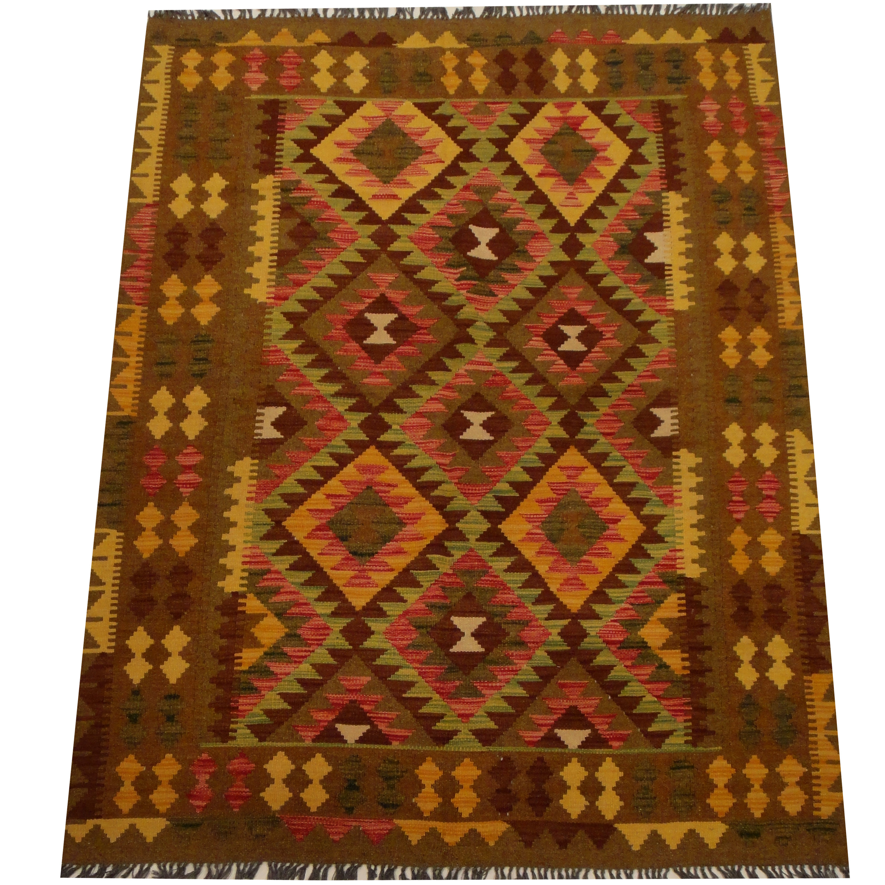 Herat Oriental Kilim HandWoven Light Green/Olive Area Rug Wayfair