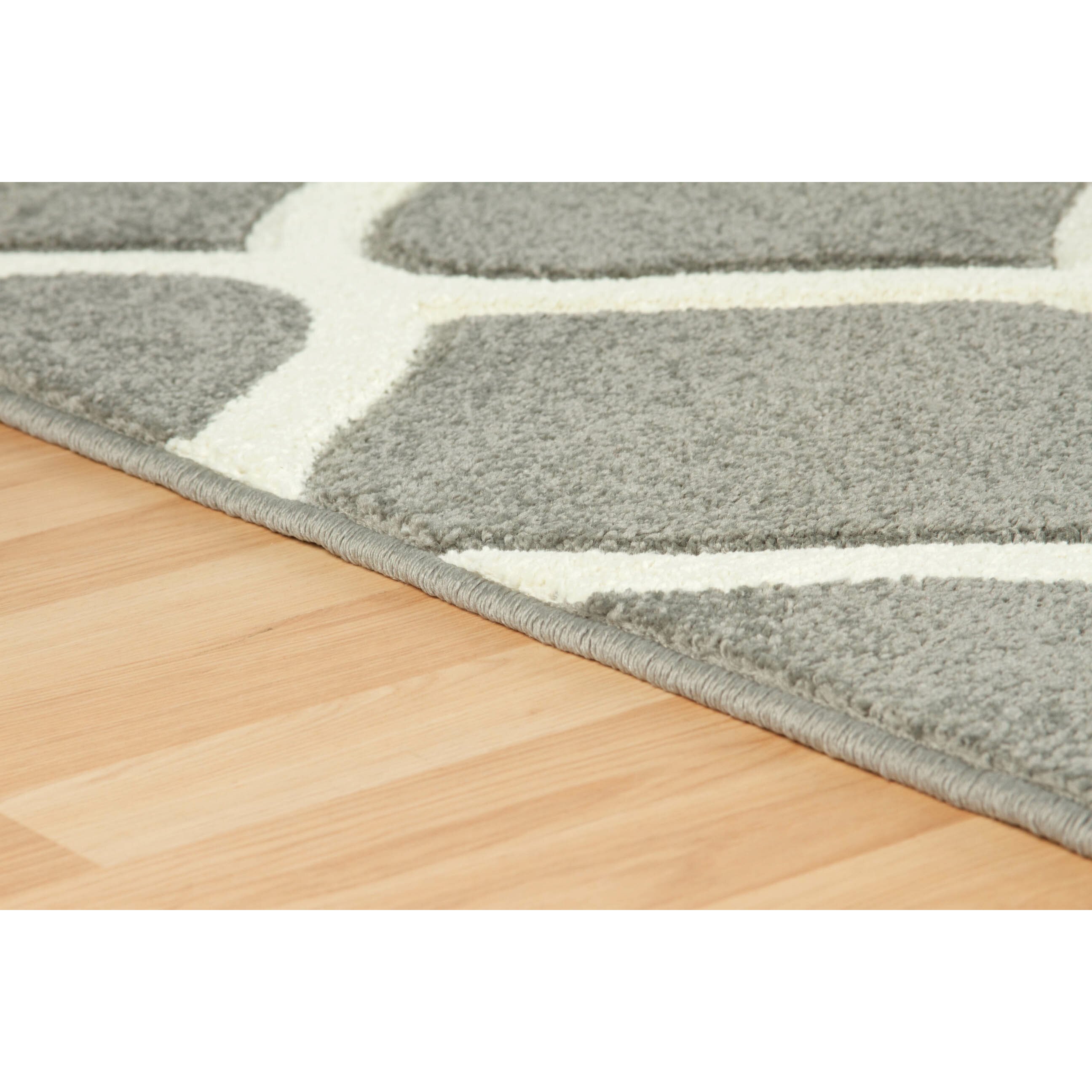 Brook Lane Rugs Viva Grey/Cream Area Rug & Reviews Wayfair UK