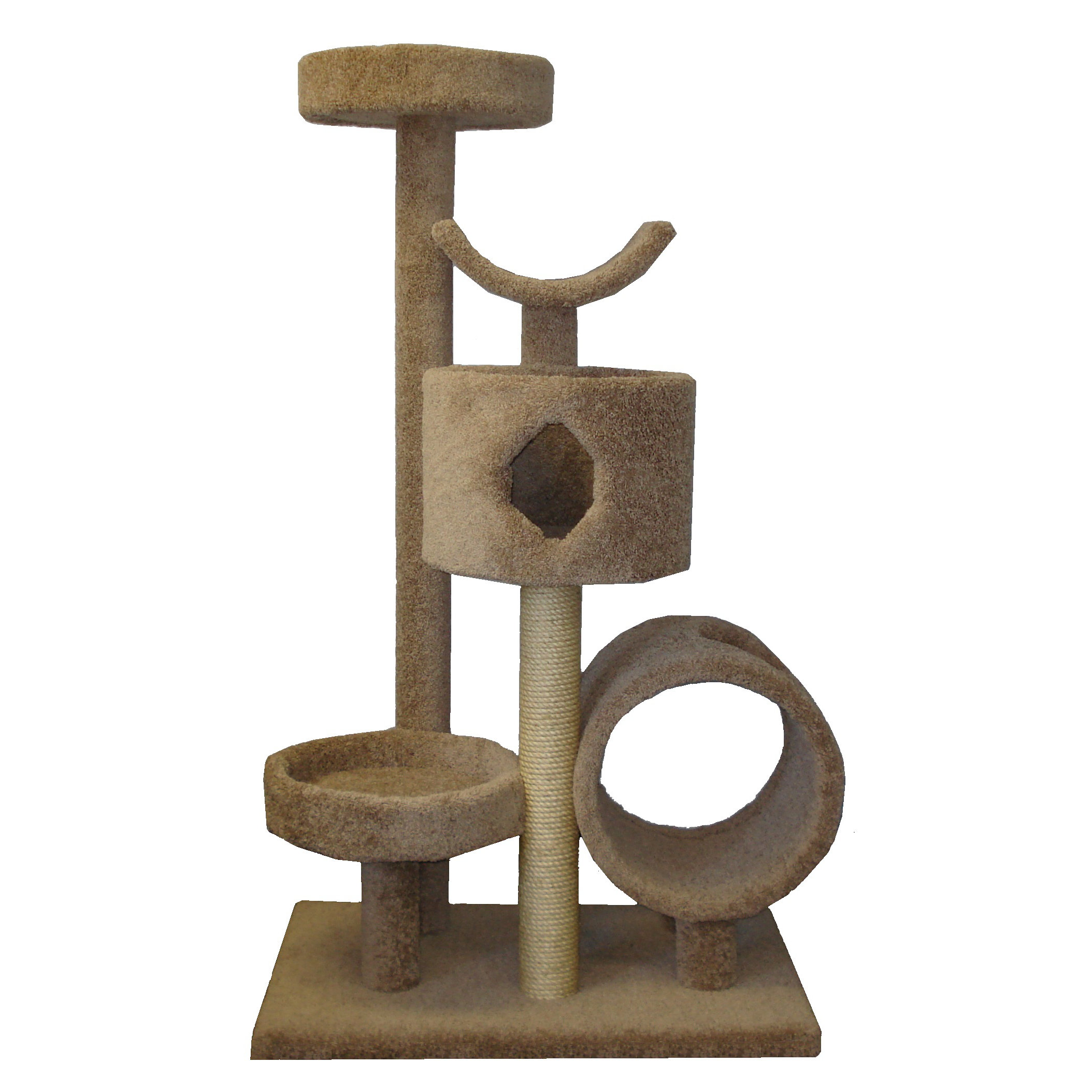 Molly and Friends 66" Bed, Cave and Cradle Cat Condo & Reviews Wayfair