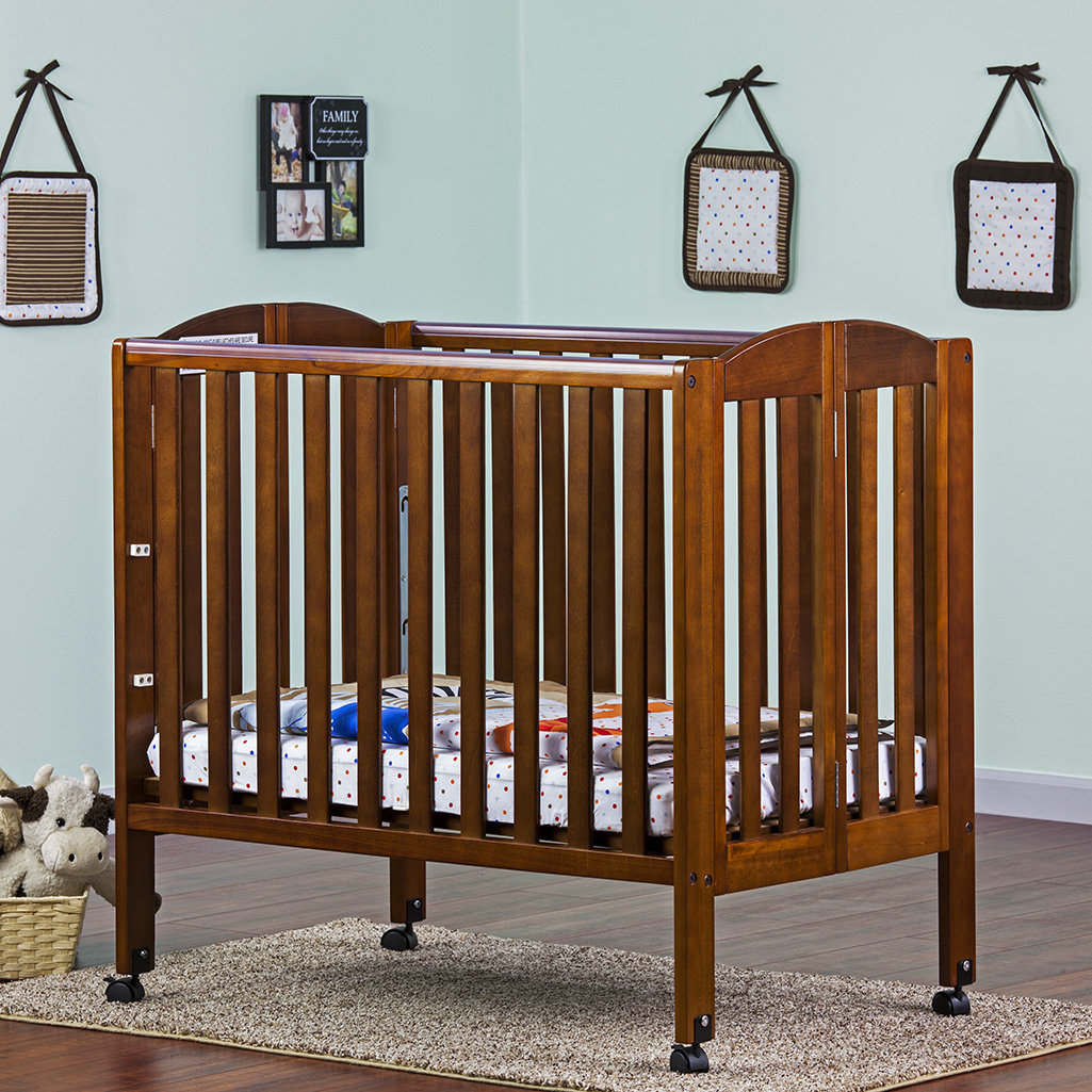 Dream On Me 3in1 Portable Convertible Folding Crib & Reviews Wayfair