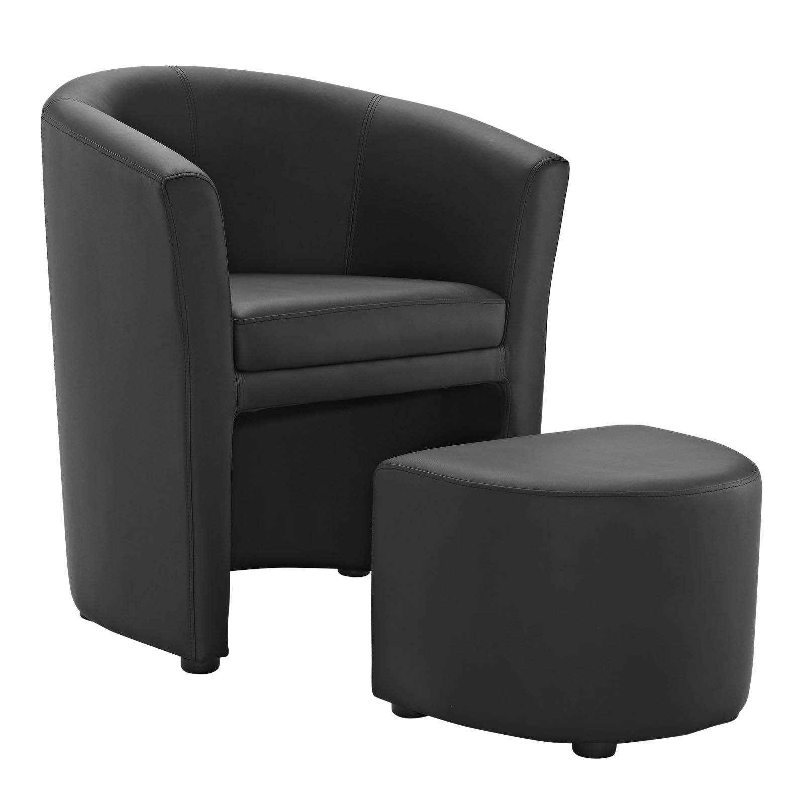 Modway Divulge Arm Chair and Ottoman Set & Reviews Wayfair