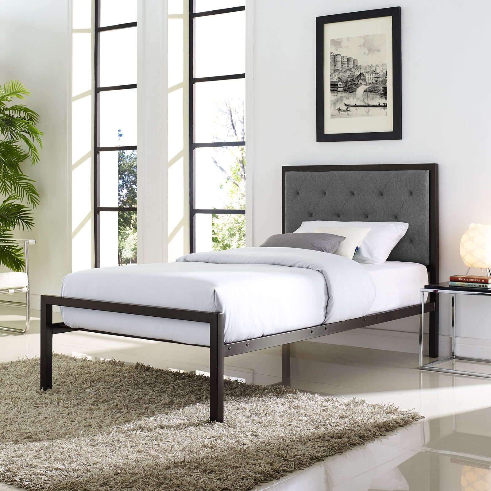 Modway Mia Upholstered Platform Bed & Reviews | Wayfair