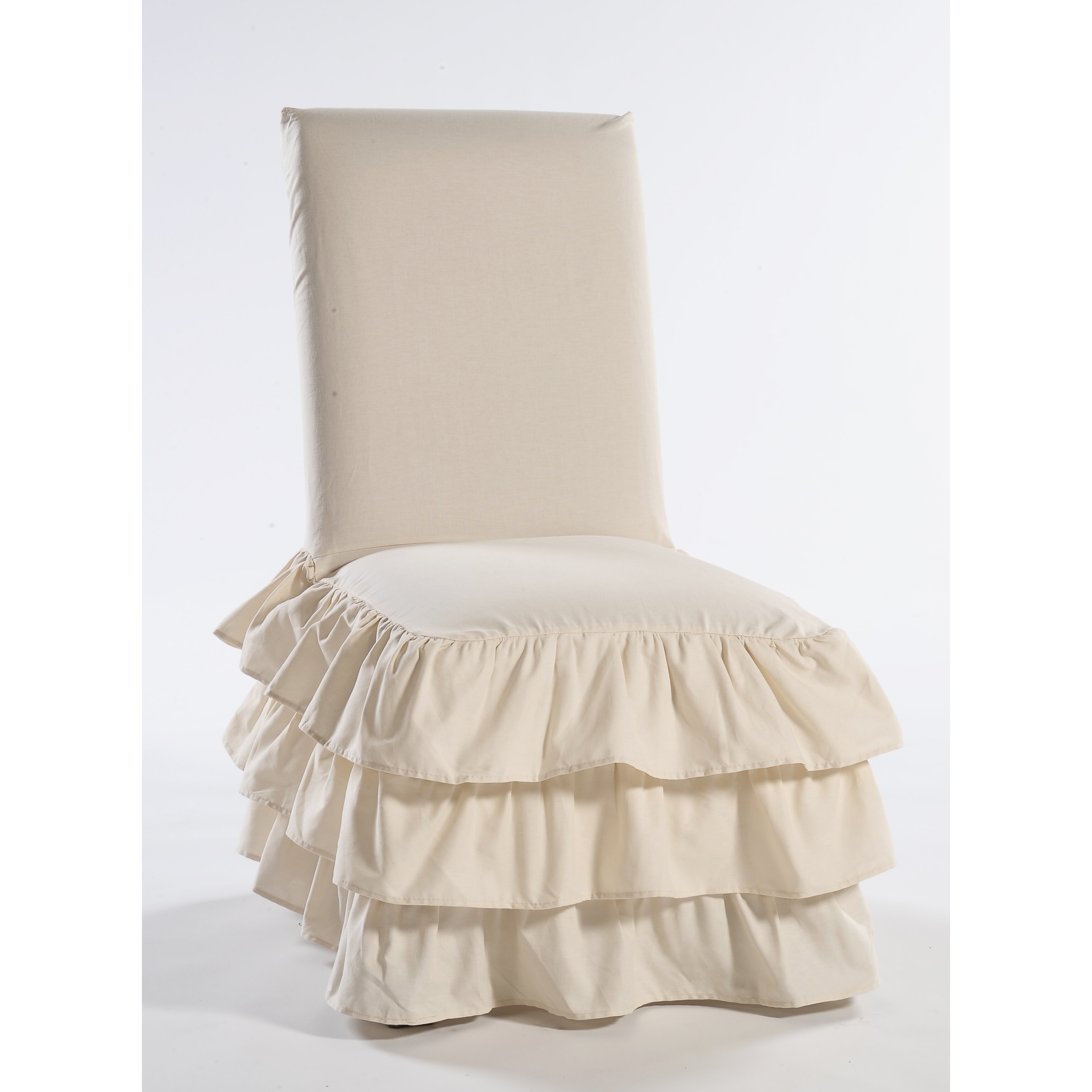 Classic Slipcovers Parson Chair Skirted Slipcover And Reviews Wayfair