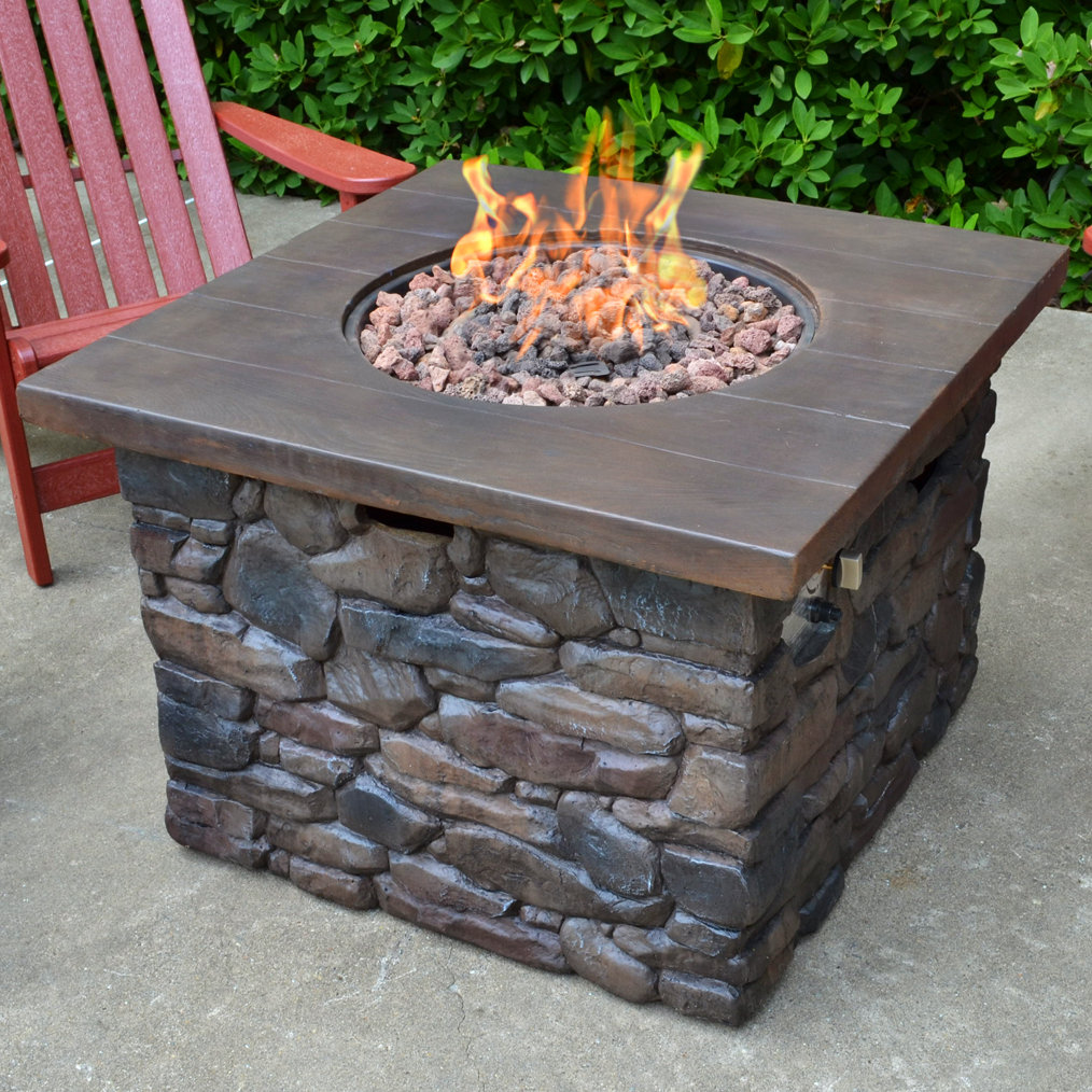 propane fire pit set