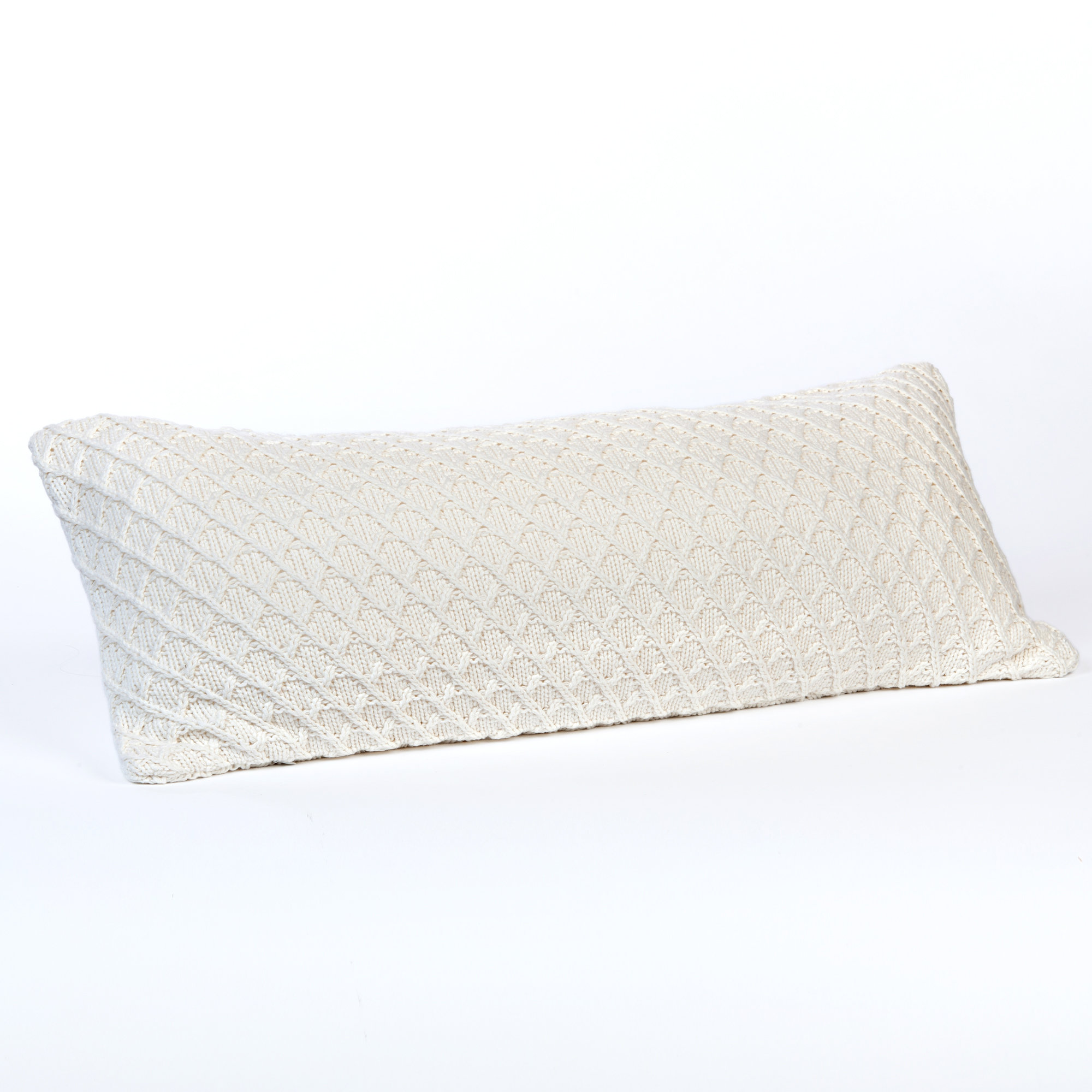 Berkshire Blanket Diamond Sweater Knit Lumbar Pillow & Reviews Wayfair