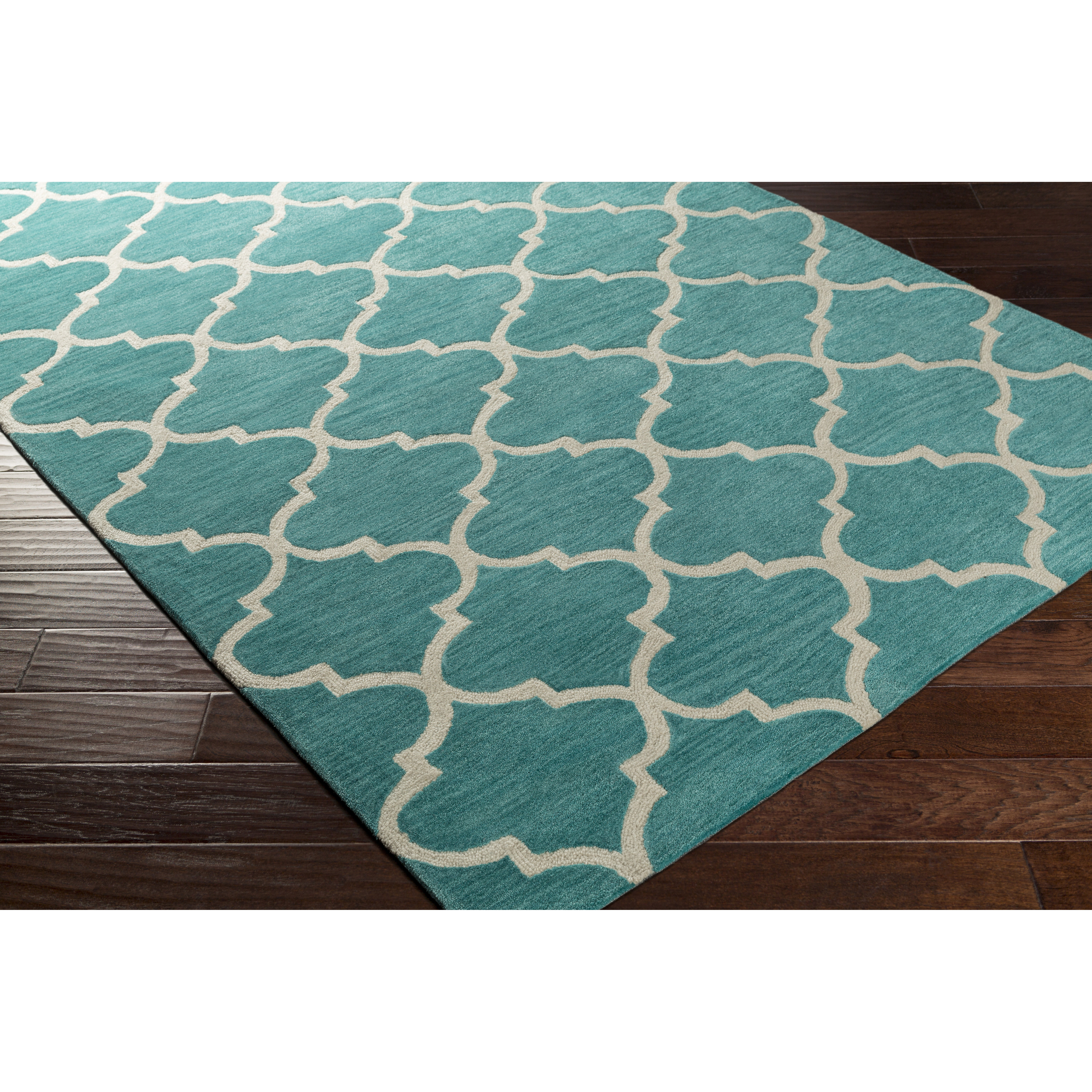 Artistic Weavers Holden Finley Teal/Ivory Area Rug & Reviews Wayfair