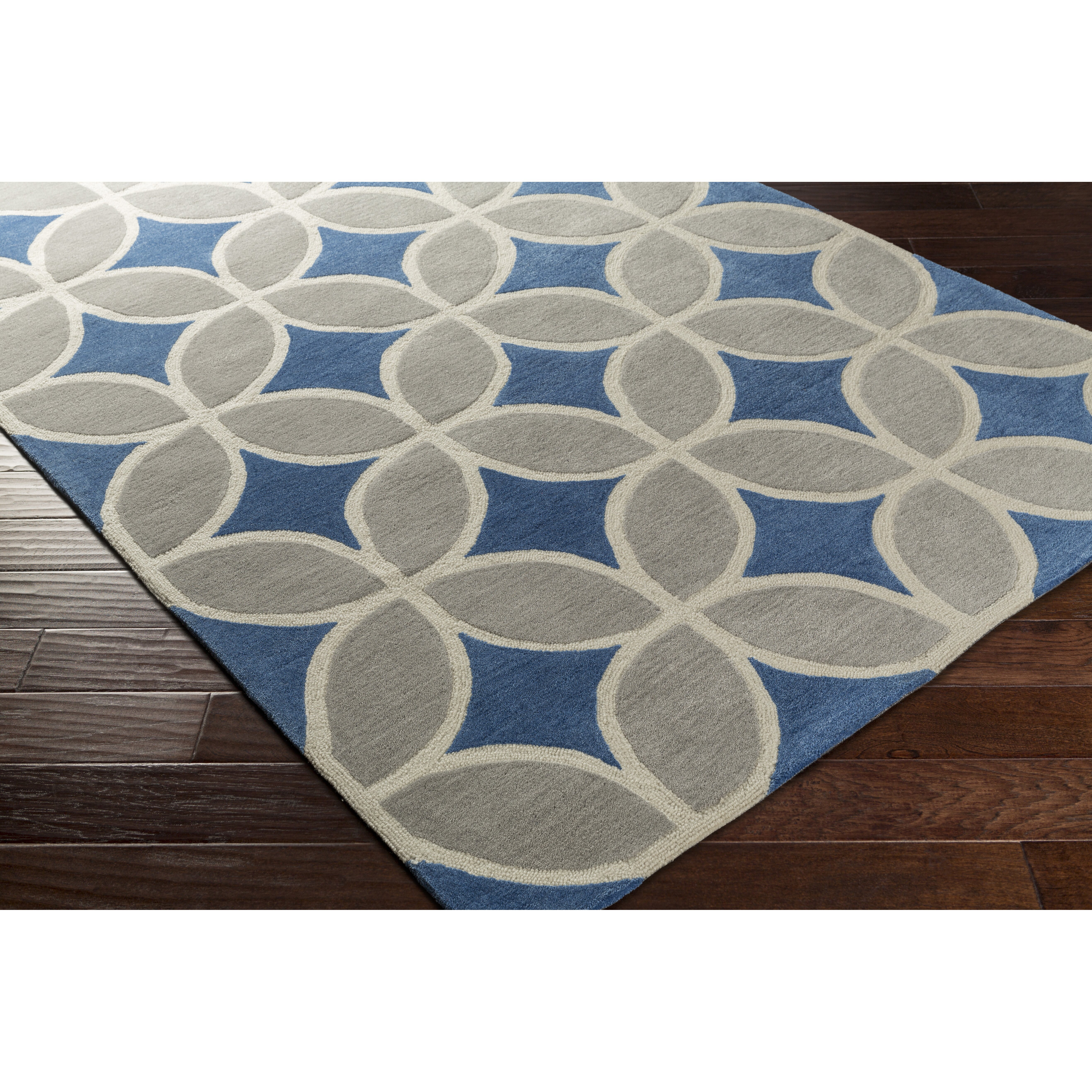 Artistic Weavers Holden Mackenzie Royal Blue/Gray Area Rug & Reviews ...