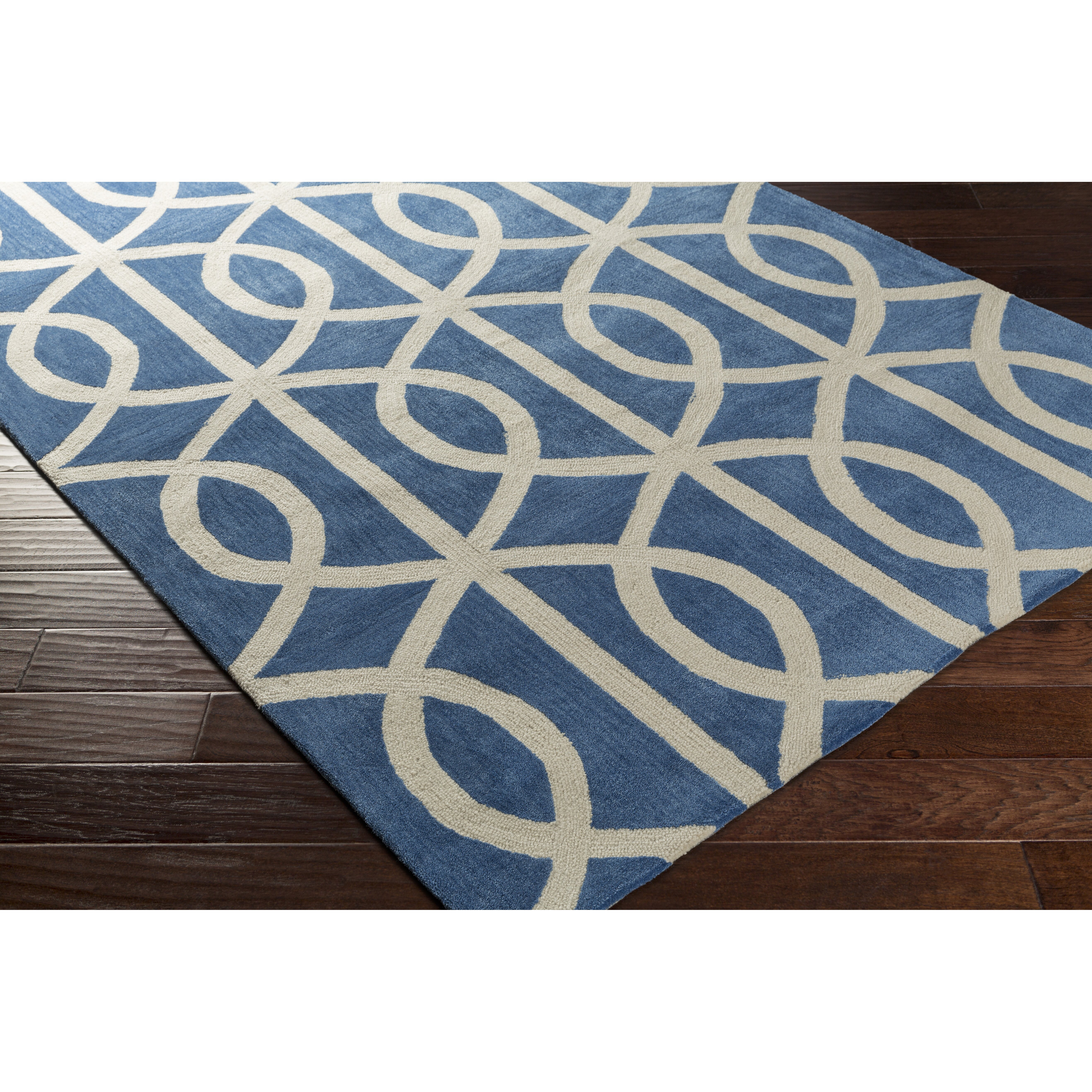 Artistic Weavers Holden Zoe Royal Blue/Ivory Area Rug | Wayfair