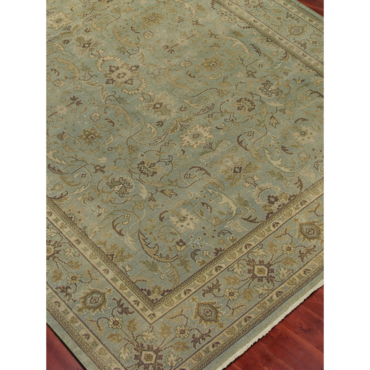 AMER Rugs Alanya Design Light Green Area Rug Wayfair