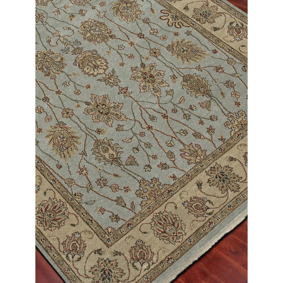 AMER Rugs Oasis French Blue/Beige Nile Area Rug Wayfair