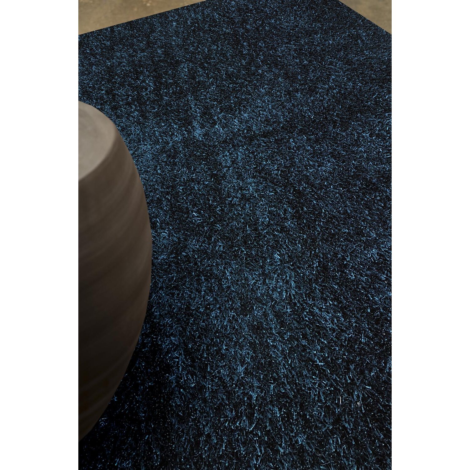 JaipurLiving Flux Teal Blue Shag Area Rug Reviews Wayfair   Flux Teal Blue Shag Area Rug FL03 