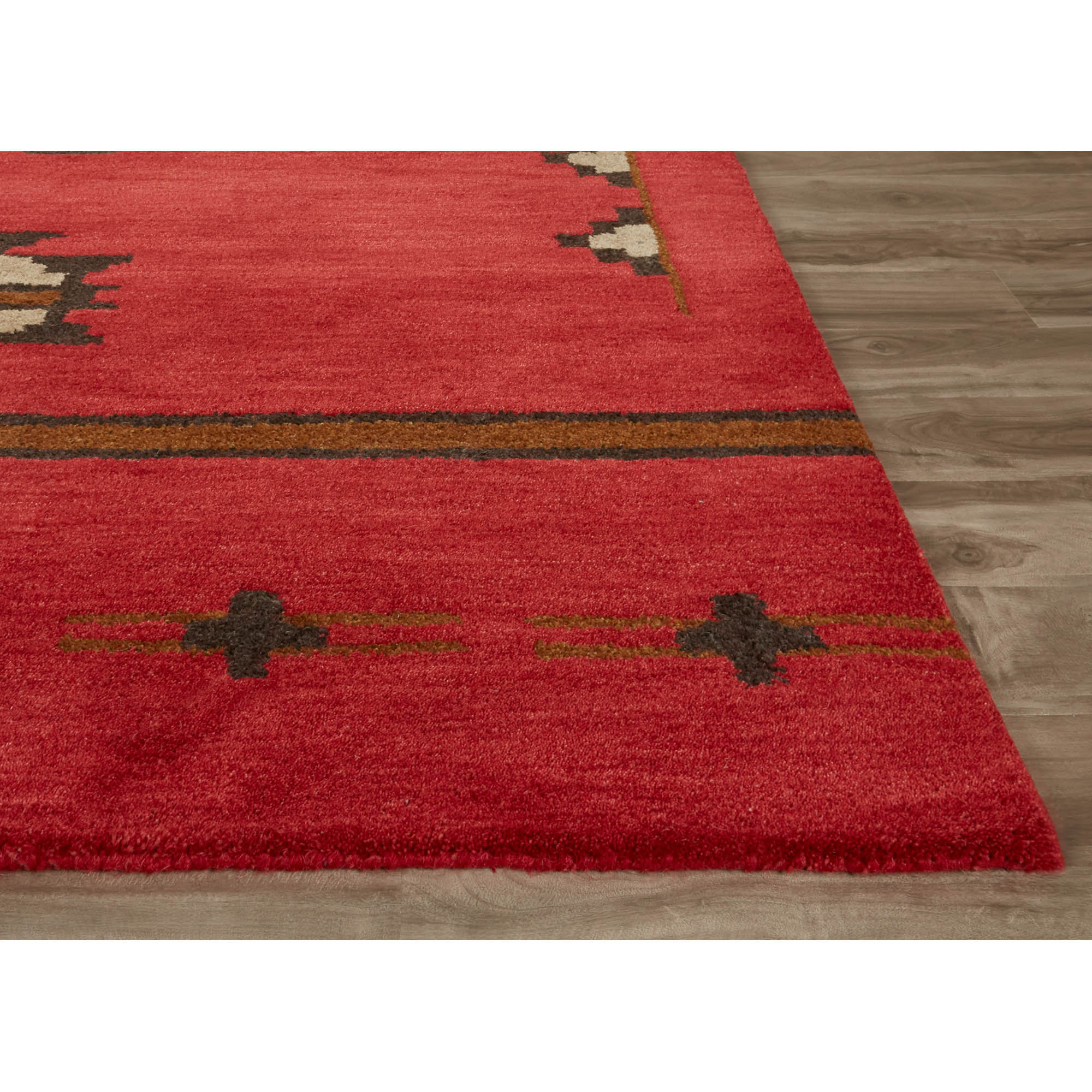 JaipurLiving Cabin HandTufted Red/Gray Area Rug Wayfair