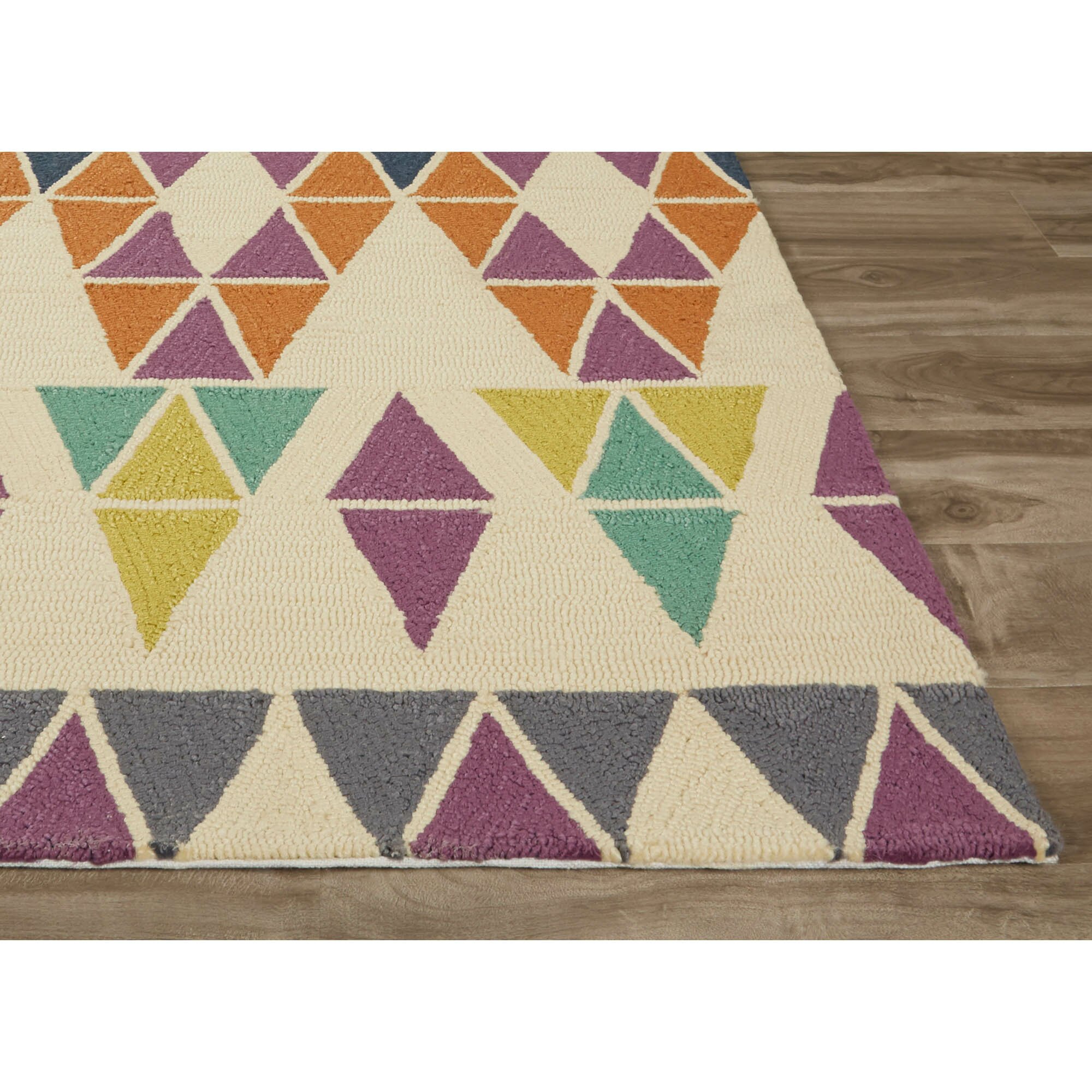 Kavka Ellis Green/Purple Indoor/Outdoor Area Rug 