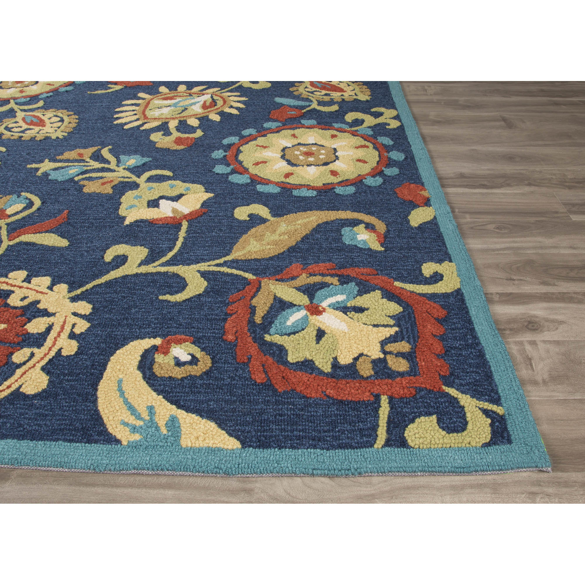 JaipurLiving Blossom HandTufted Blue/Yellow Area Rug Wayfair