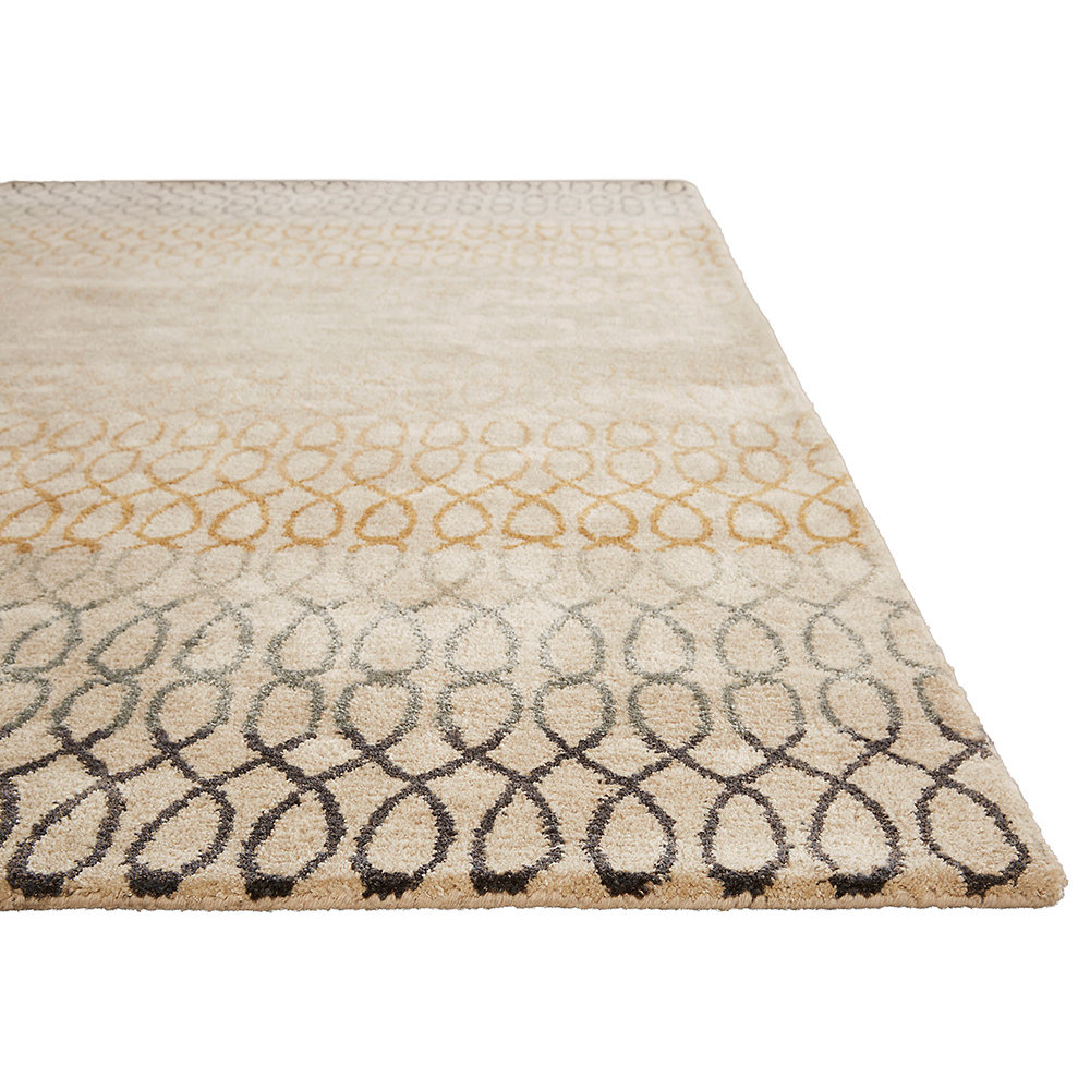 JaipurLiving Timeless HandTufted Oyster Gray/Mustard Gold Area Rug