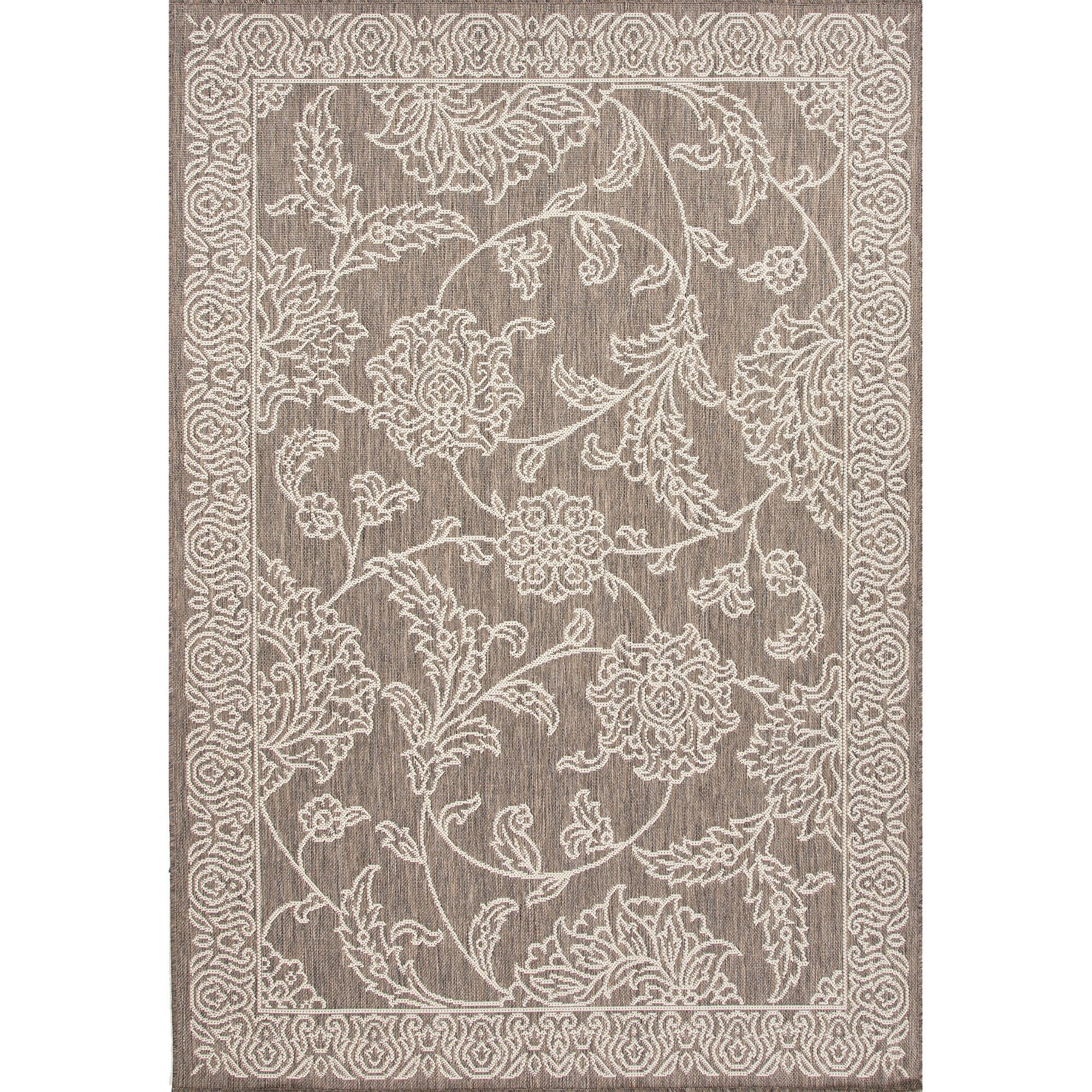 JaipurLiving Breeze Gray/Ivory Indoor/Outdoor Area Rug | Wayfair