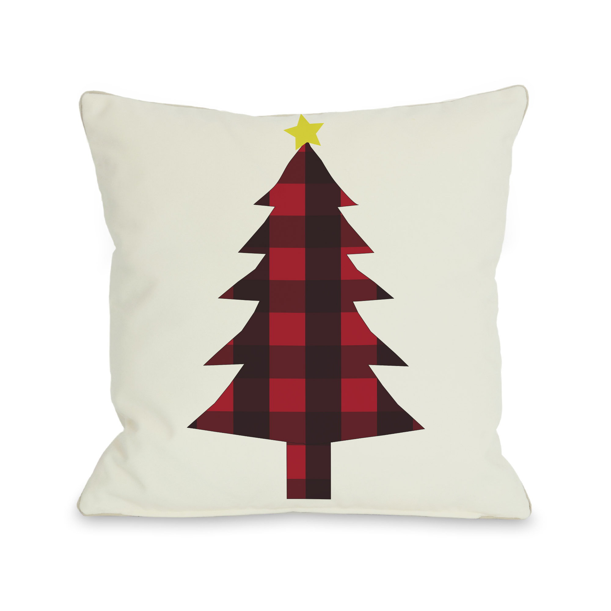 one bella casa plaid christmas tree throw pillow reviews one bella casa plaid christmas tree throw pillow reviews