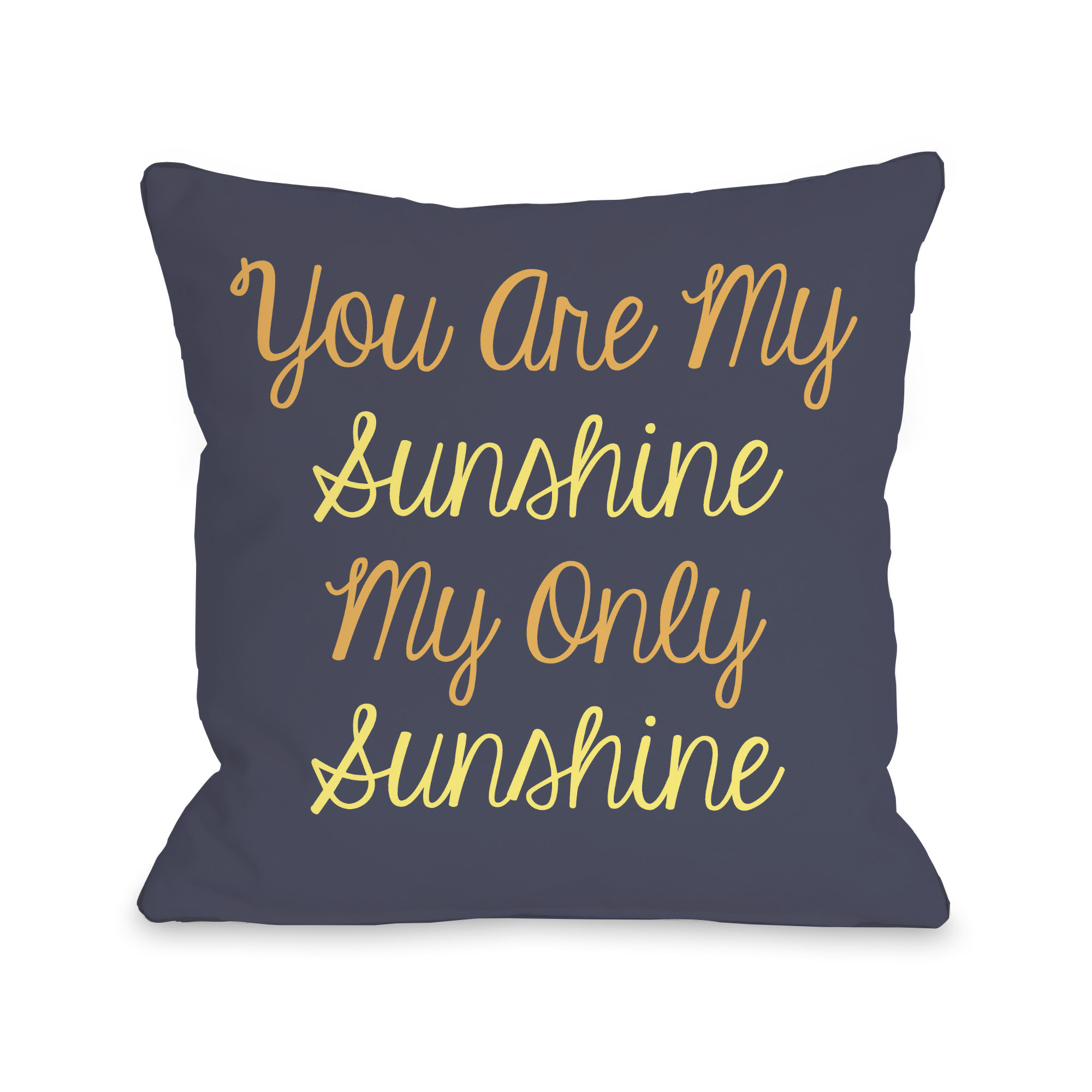 One Bella Casa You Are My Sunshine Throw Pillow amp; Reviews Wayfair One Bella Casa You Are My Sunshine Throw Pillow amp; Reviews Wayfair