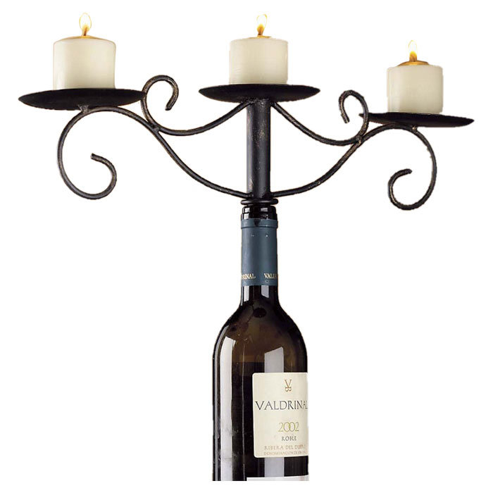 Wine Enthusiast Companies Wine Bottle Candelabra & Reviews Wayfair