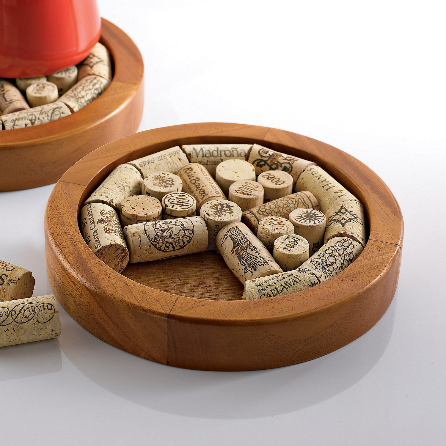 Wine Enthusiast Companies Round Wine Cork Trivet Kit Wayfair
