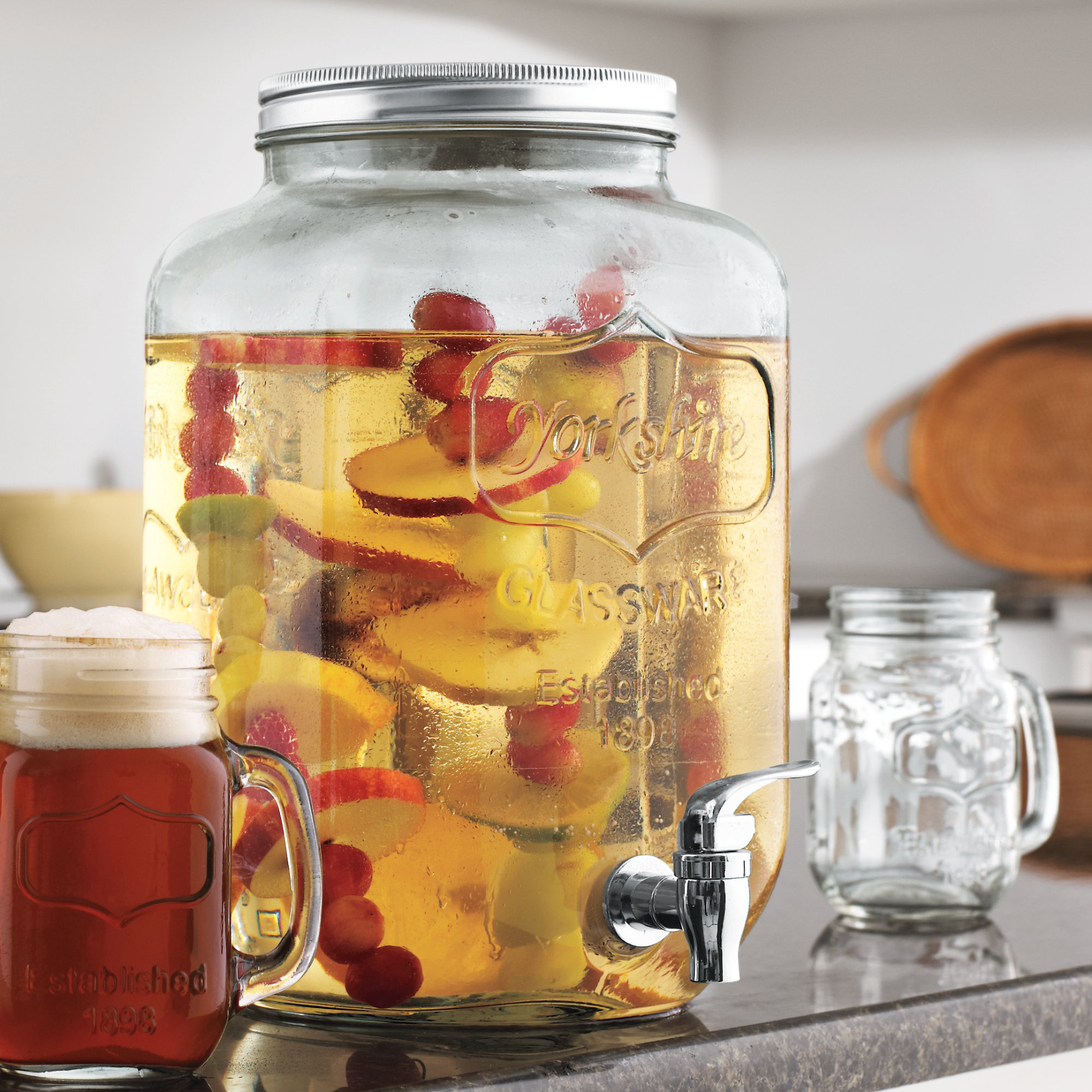Wine Enthusiast Companies Mason Jar Beverage Dispenser & Reviews Wayfair