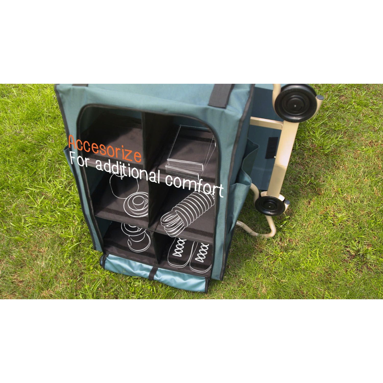 Disco Bed CamOBunk Bed with 2 Organizer Wayfair