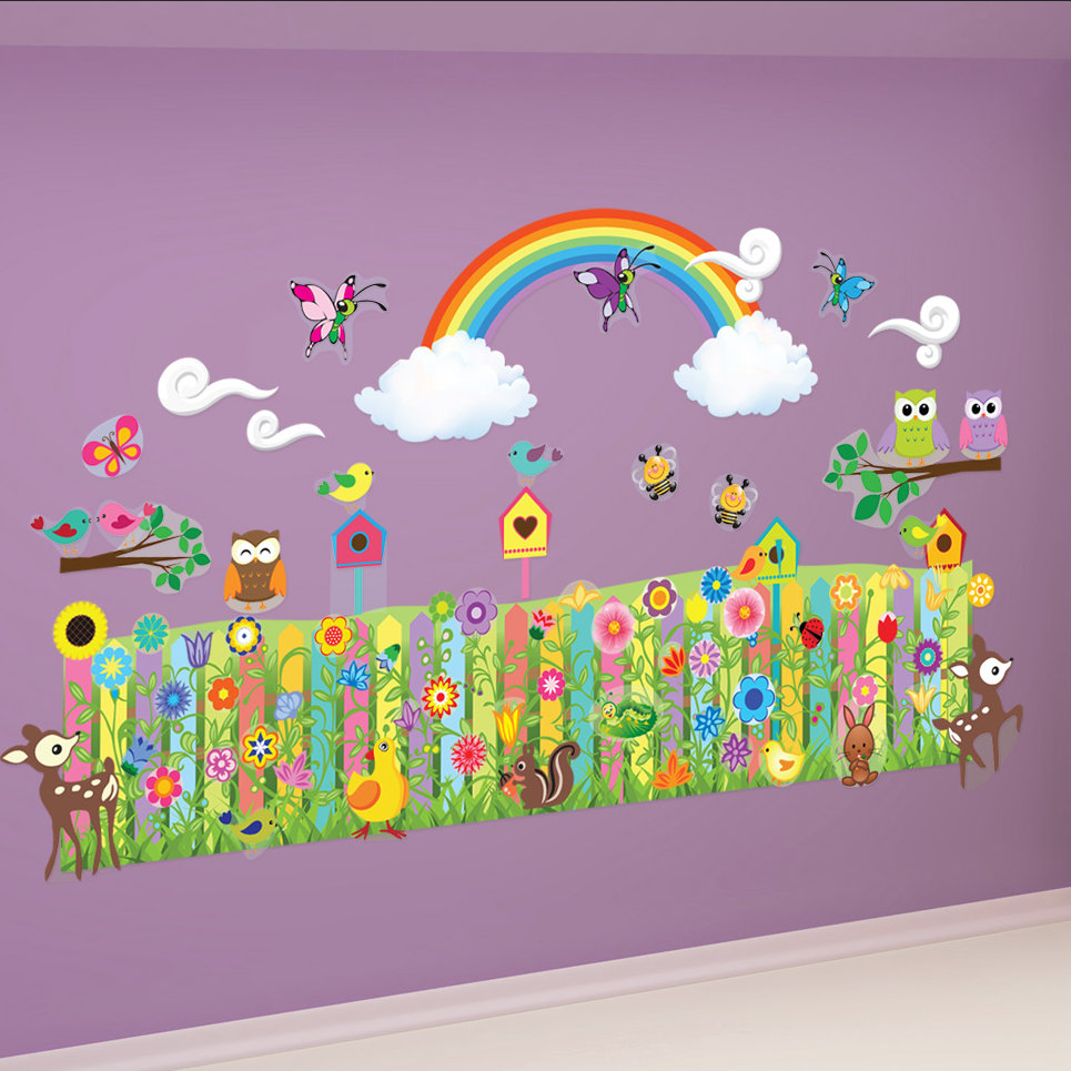Mona Melisa Designs Flower Garden Wall Decal & Reviews Wayfair