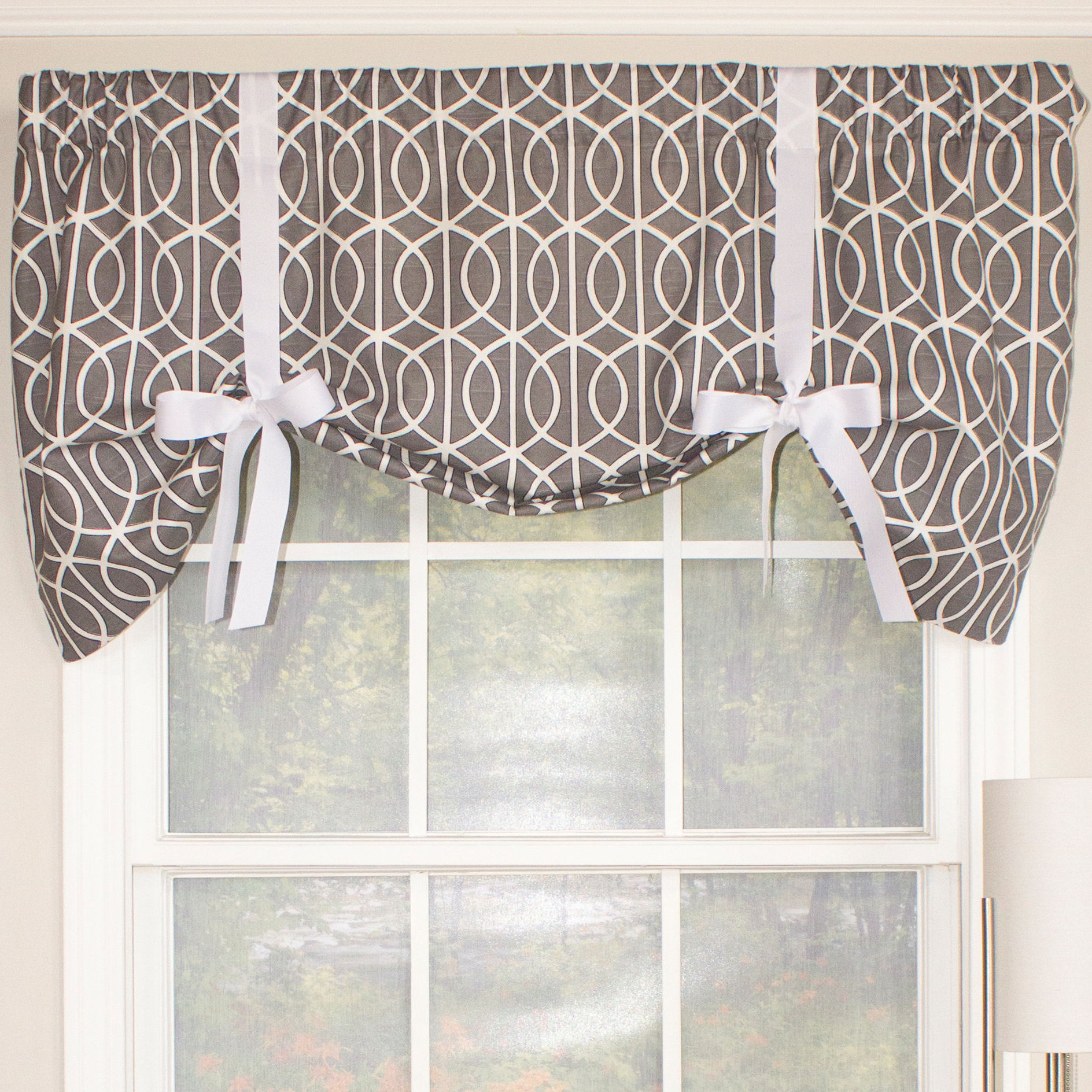 RLF Home Sequence TieUp 50" Curtain Valance & Reviews Wayfair