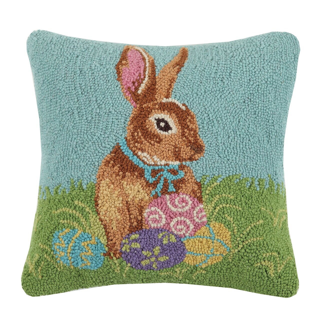 bunny throw pillow