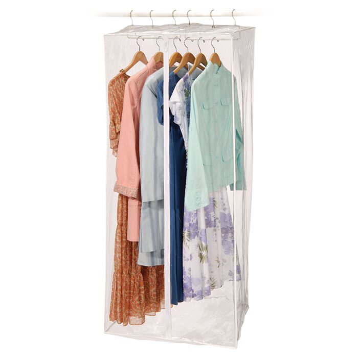 Richards Homewares Clear Vinyl Storage Jumbo Maxi Rack Dress Garment ...