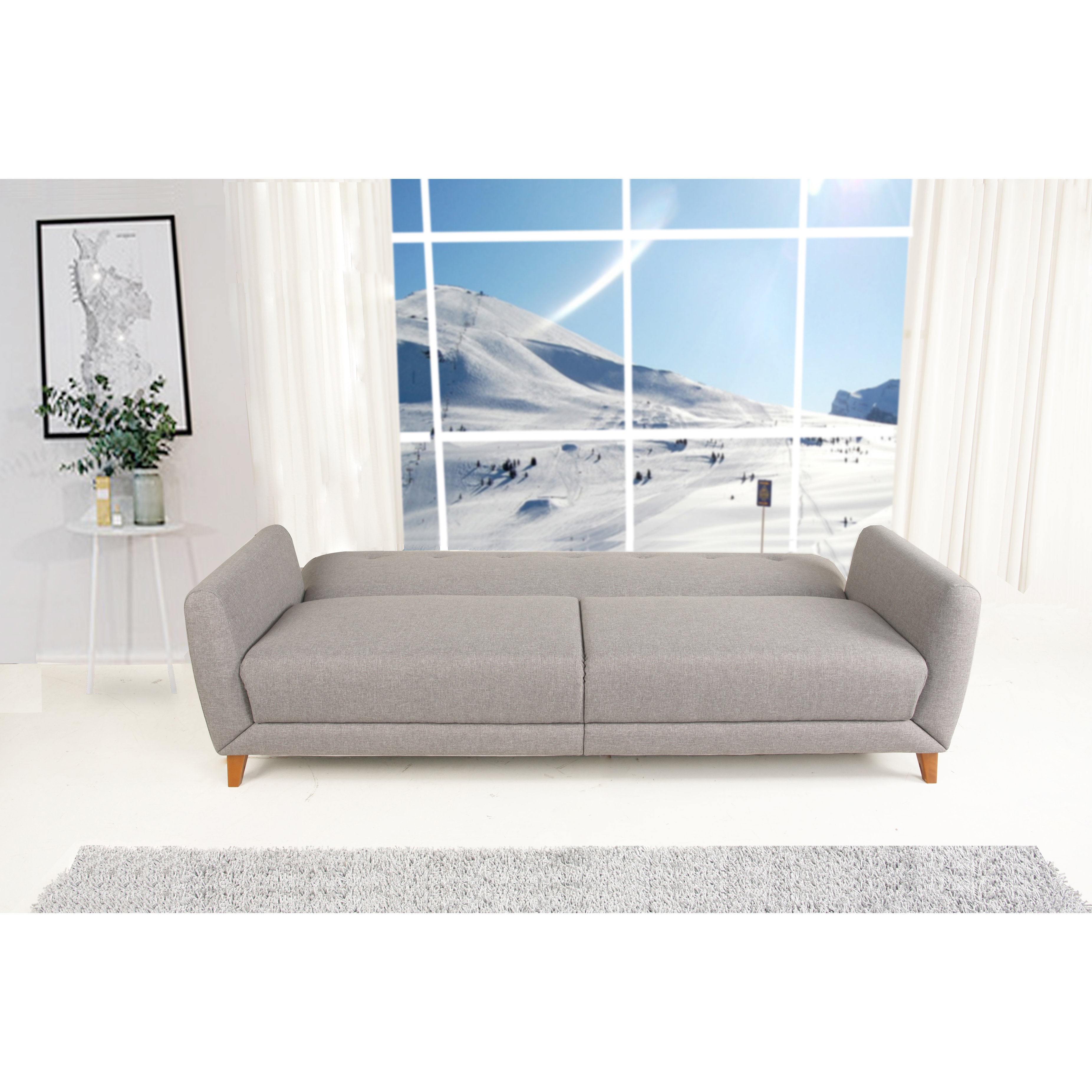 Leader Lifestyle Sydney 3 Seater Clic Clac Sofa Bed & Reviews Wayfair UK