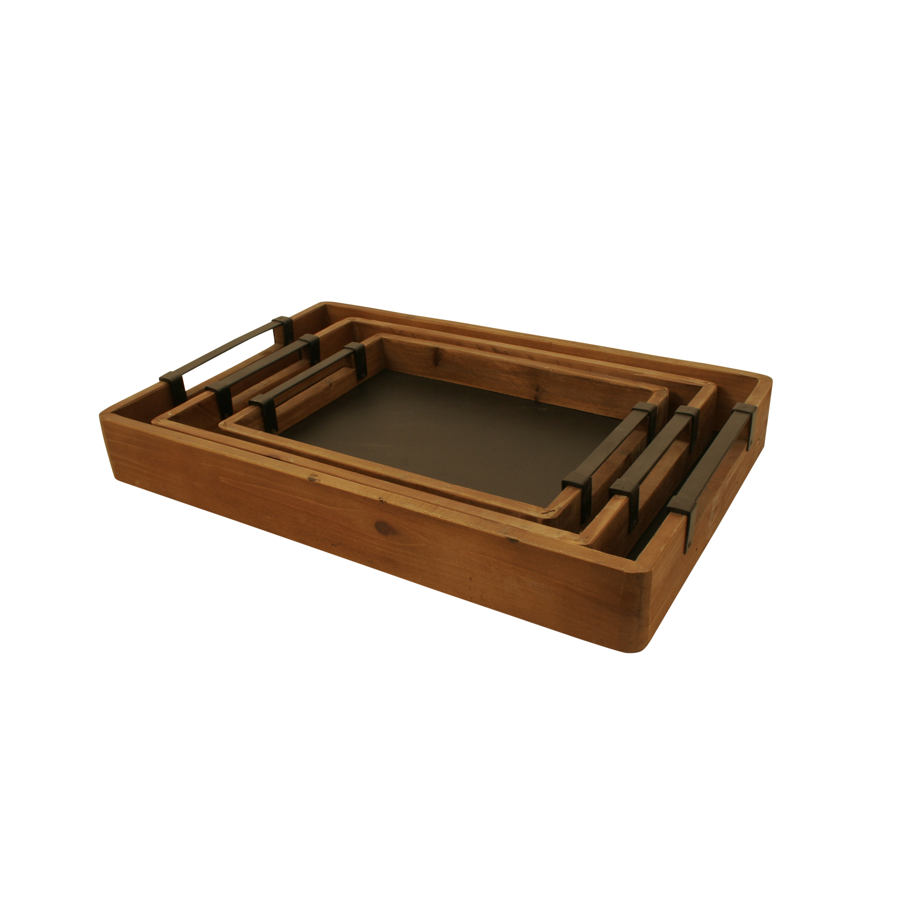 WaldImports 3 Piece Chalkboard Tray Set & Reviews Wayfair