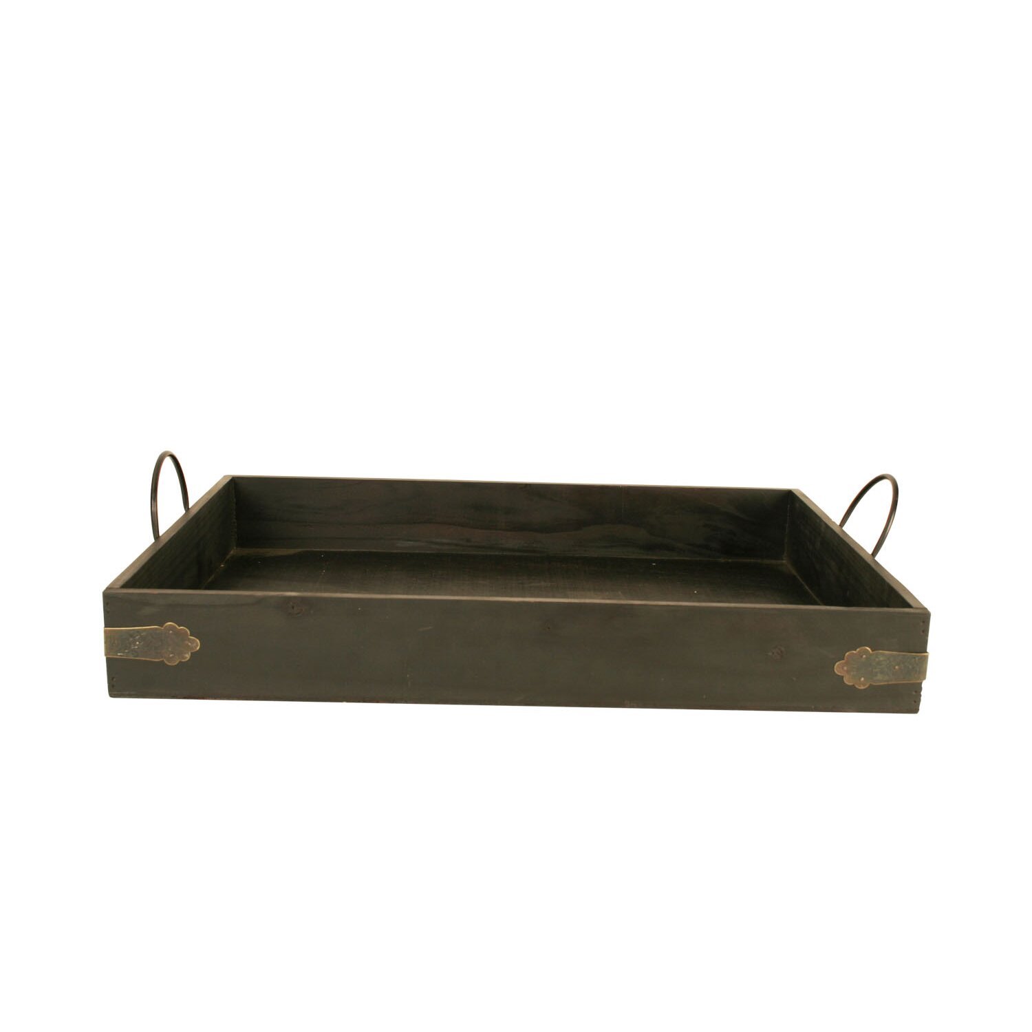 WaldImports Serving Tray with Metal Handle & Reviews | Wayfair