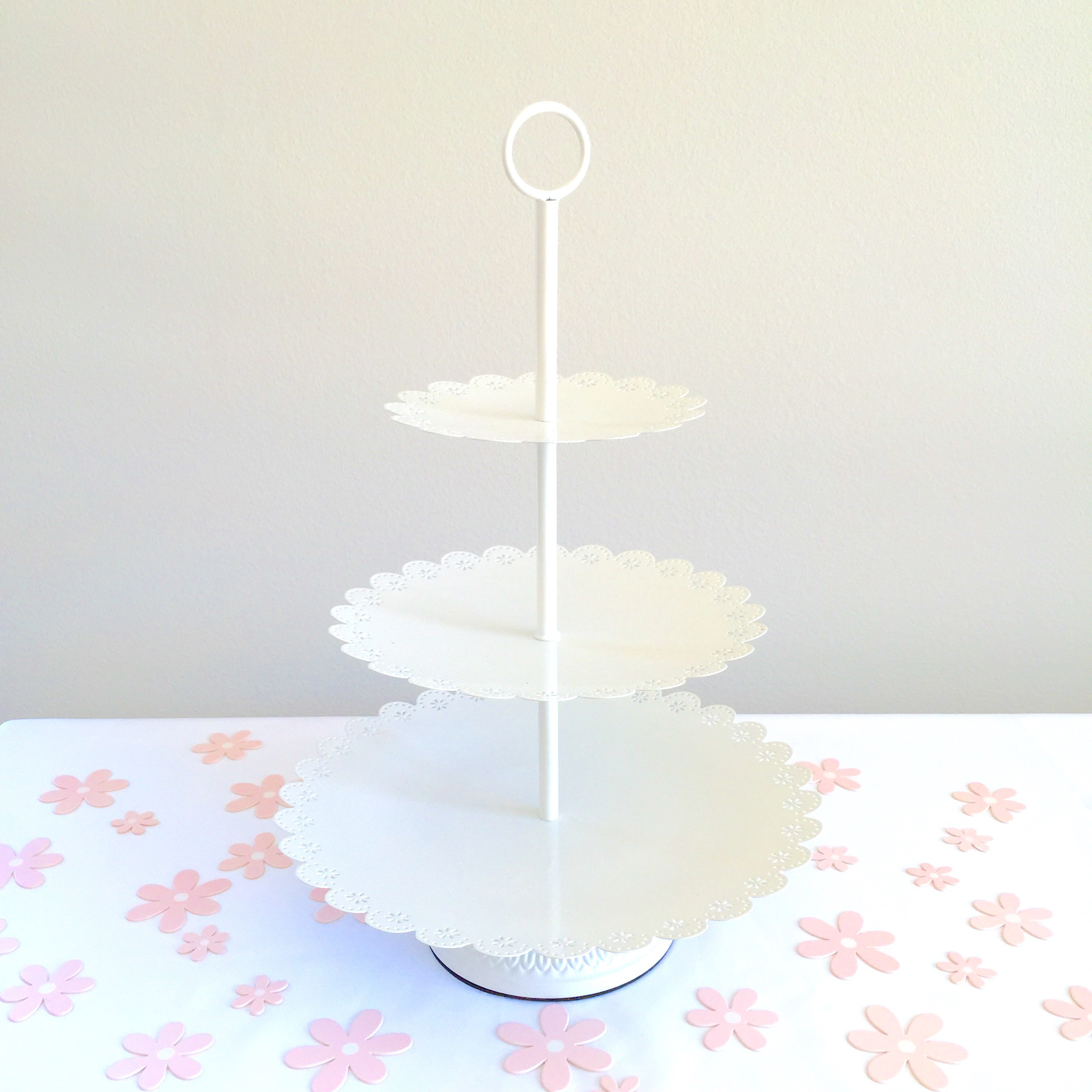 Heart to Heart 3Tier Cupcake and Dessert Cake Stand & Reviews Wayfair