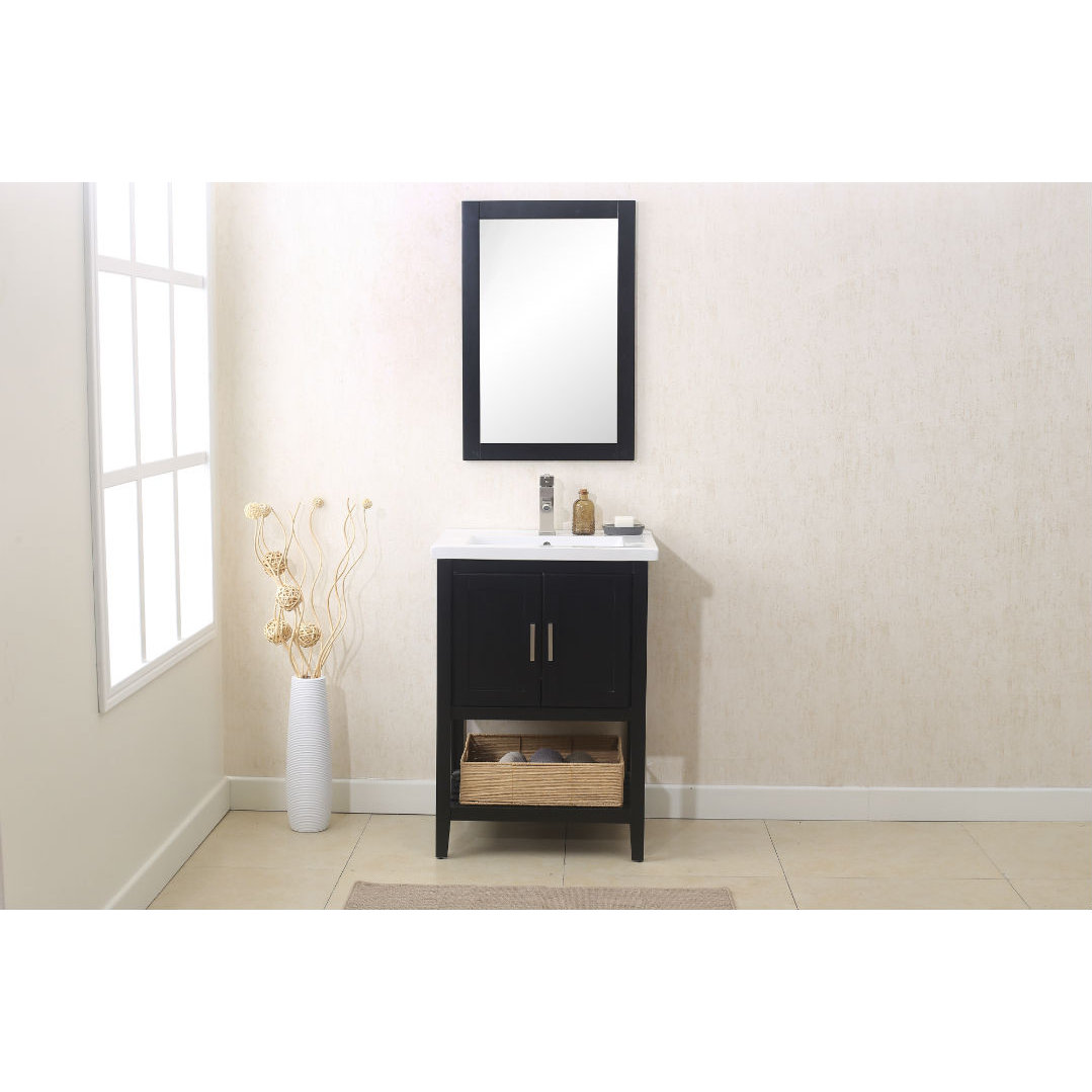 Legion Furniture 24" Single Vanity Set with Mirror & Reviews Wayfair
