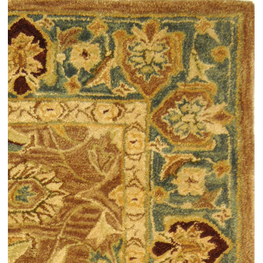 Safavieh Anatolia HandTufted Brown/Blue Area Rug & Reviews Wayfair UK