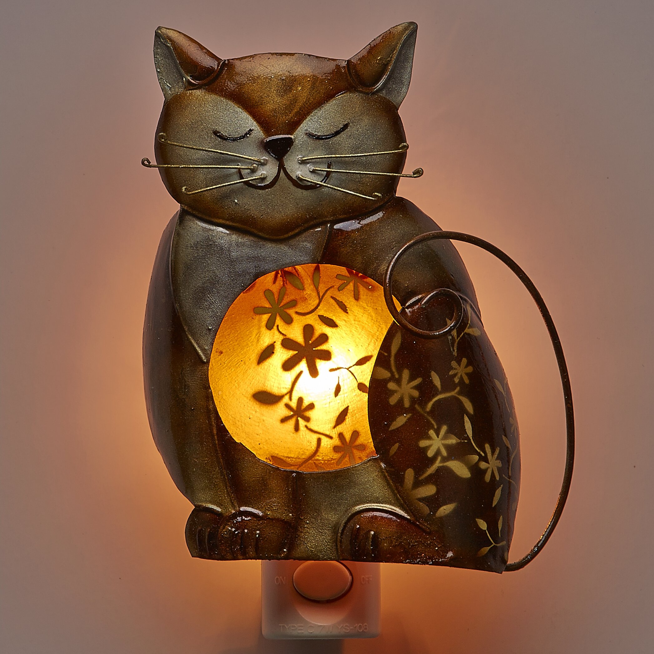 Deco Breeze Decor Cat Night Light & Reviews | Wayfair.ca