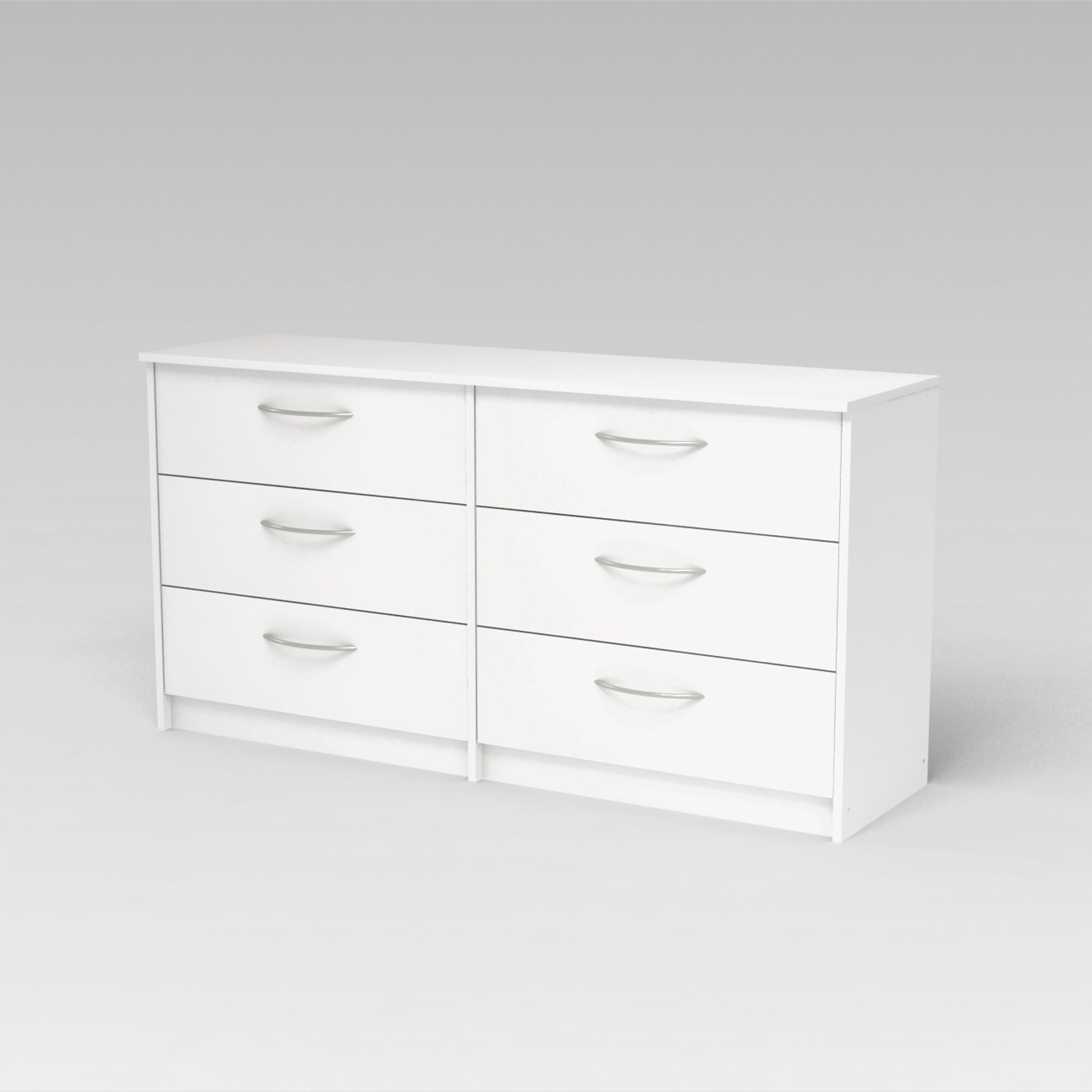 Homestar Finch 6 Drawer Double Dresser & Reviews Wayfair